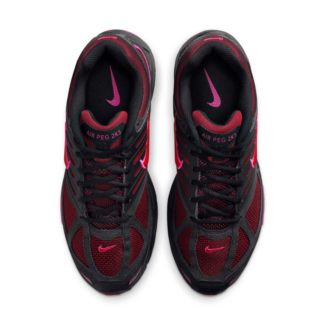 Air Peg 2K5 'Black and Fire Red' (FJ1912-001) release date. Nike SNKRS