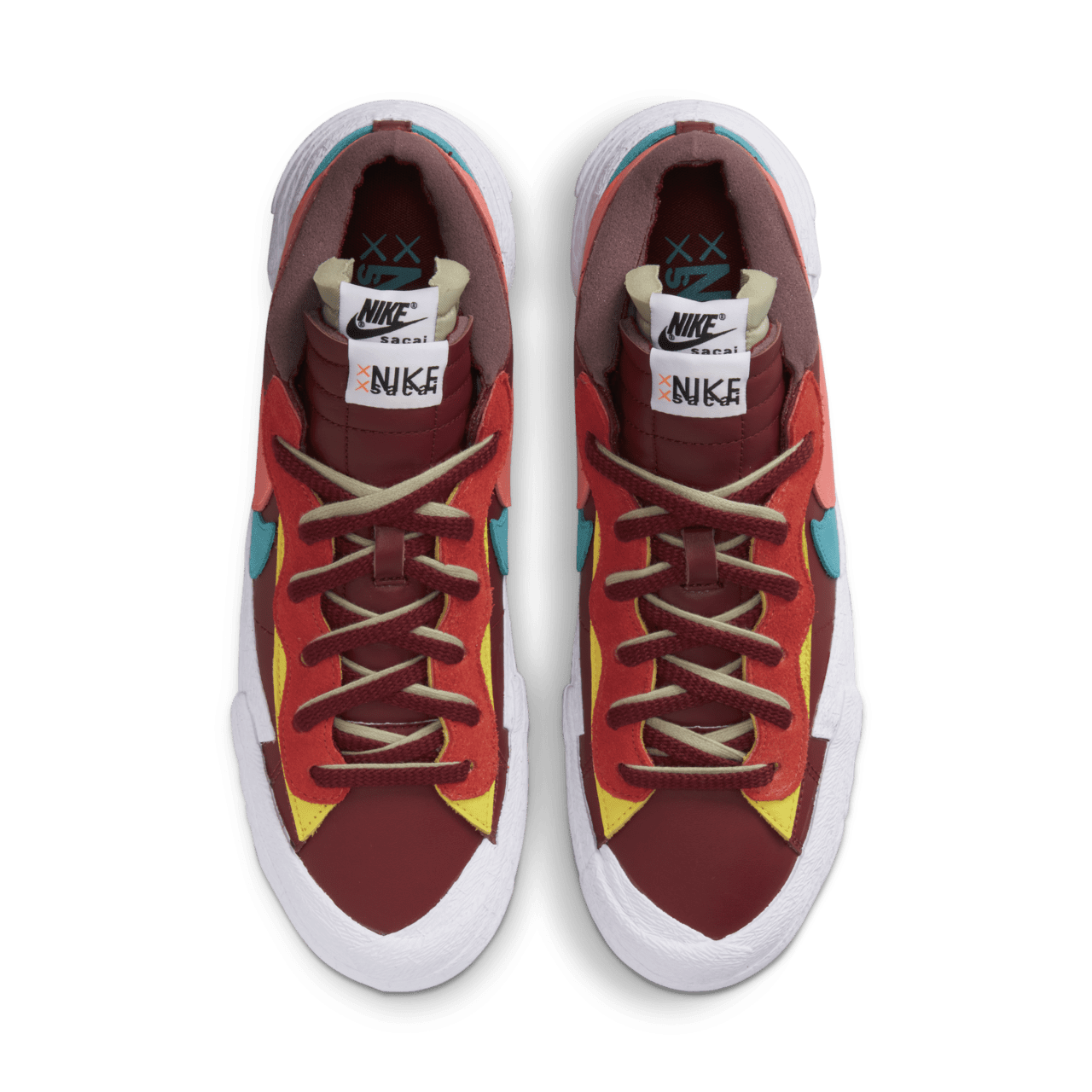 sacai x KAWS Blazer Low 'Team Red' (DM7901-600) Release Date