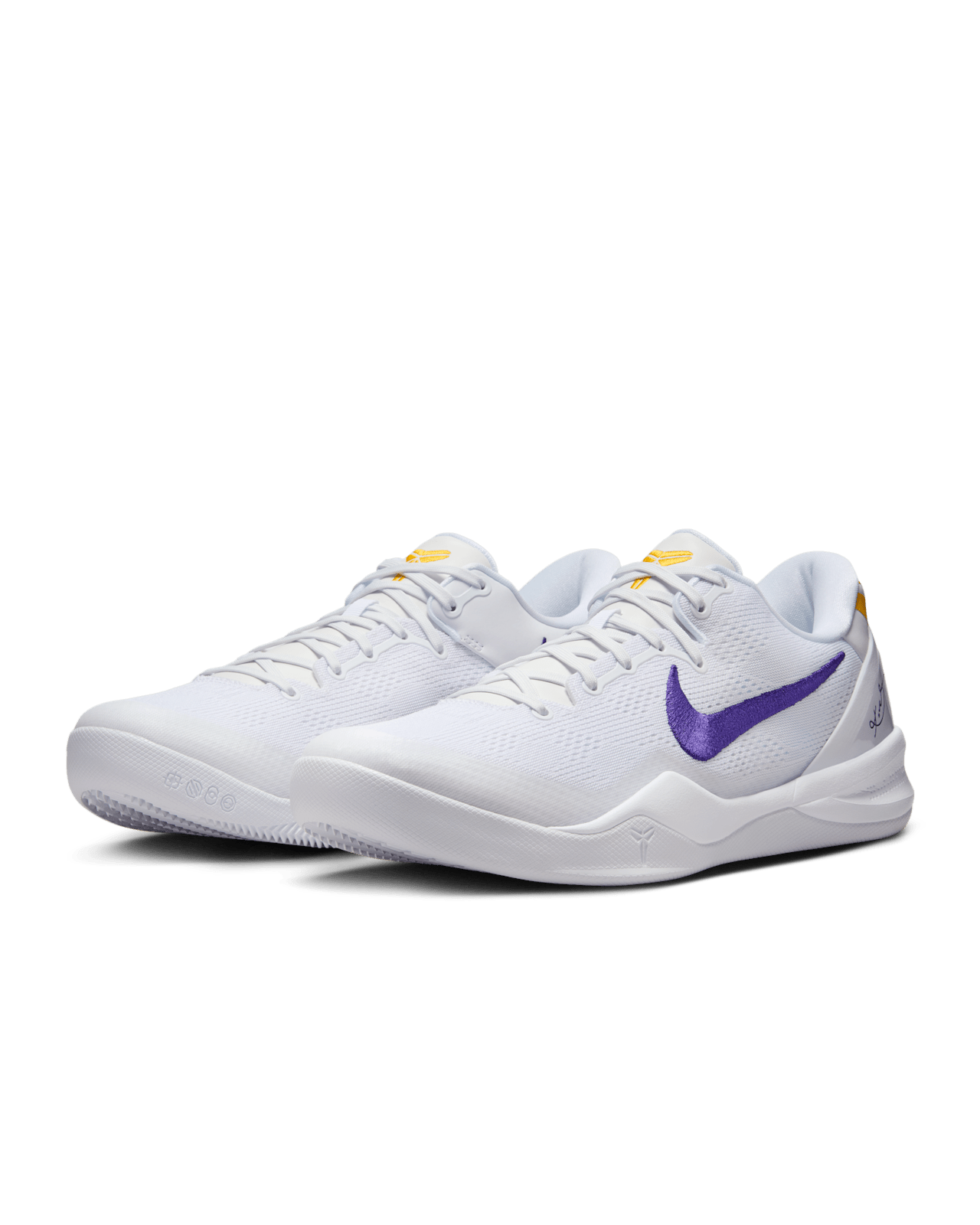 Fecha de lanzamiento de los Kobe 8 Protro "White and Court Purple" (HF9550-100) 