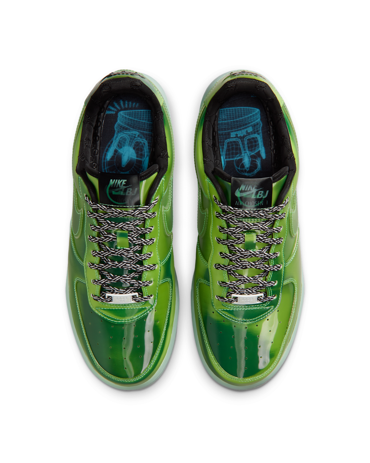Fecha de lanzamiento de los Air Force 1 x LeBron "Voltage Green" (IQ5368-300)