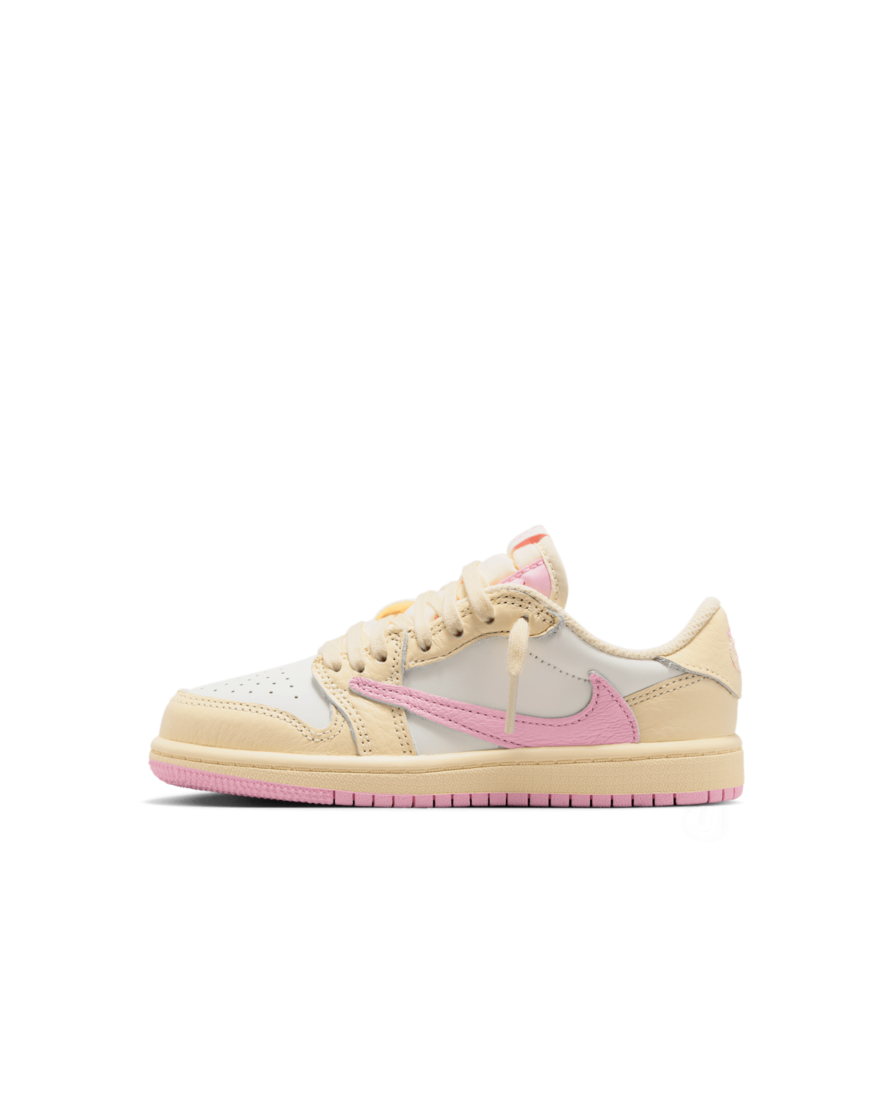 Fecha de lanzamiento de los Air Jordan 1 Low x Travis Scott "Muslin and Shy Pink" (IQ7604-100)