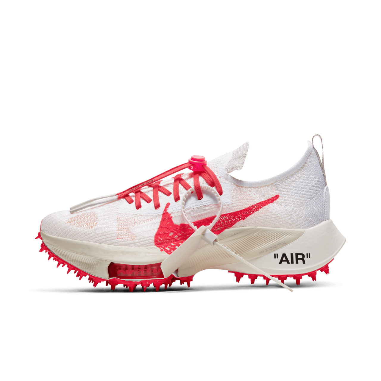 NIKE公式】エア ズーム テンポ ネクスト％ x Off-White™ 'Solar Red' (CV0697-100 / AIR ZOOM  TURBO NEXT% FK / OW). Nike SNKRS