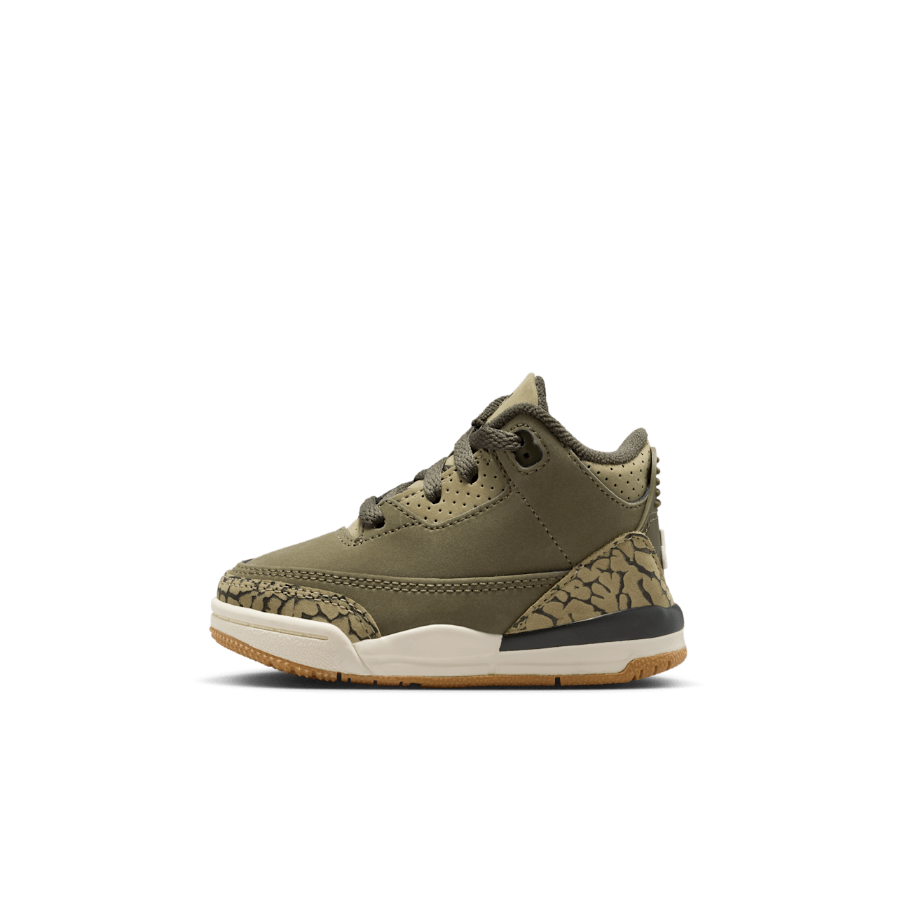 Toddler Jordan 3 'Medium Olive' (DM0968-202)