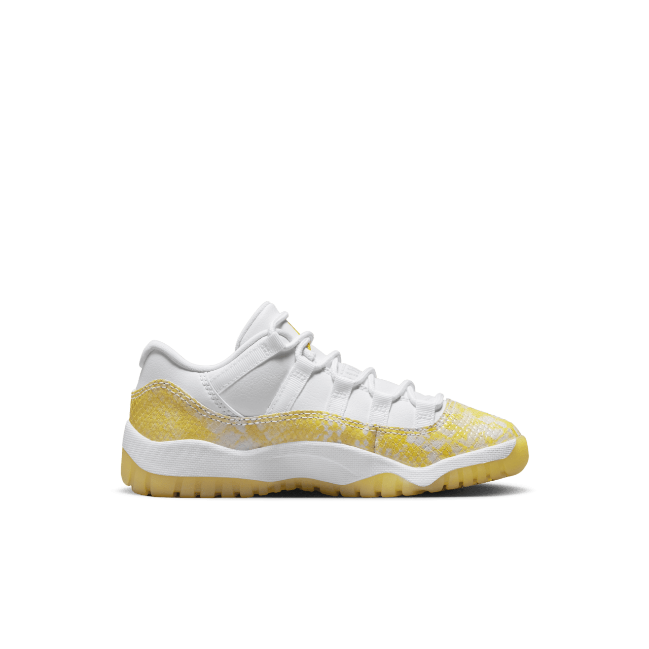 Jordan 11 "Yellow Snakeskin" til mindre børn (580522-107)