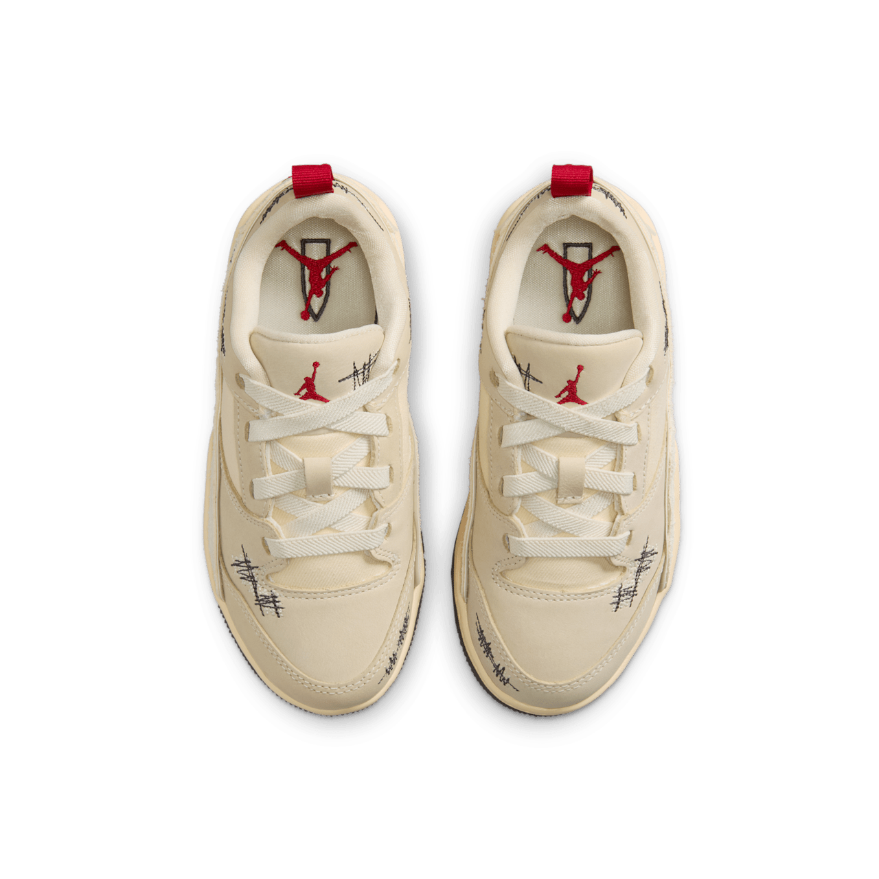 Little Kids' Jordan Flight Court x Téla 'Crèpe' (HQ2960-100)