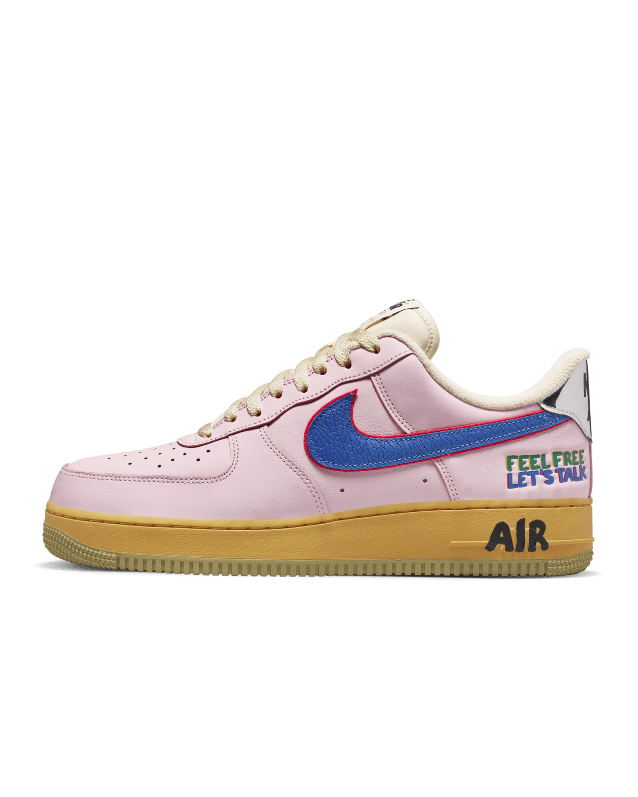Data de llançament de les Air Force 1 '07 "Feel Free, Let's Talk" (DX2667-600)