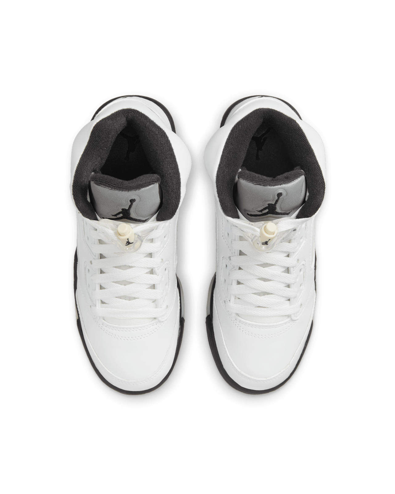 Big Kids' Air Jordan 5 Retro 'White and Black' (440888-110)