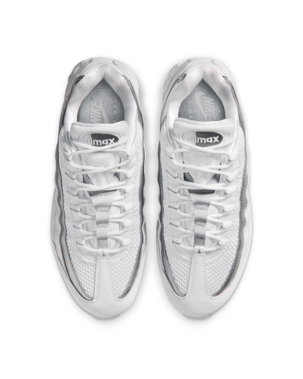 Women's Air Max 95 Big Bubble 'White and Light Charcoal' (IR1129-100) Release Date