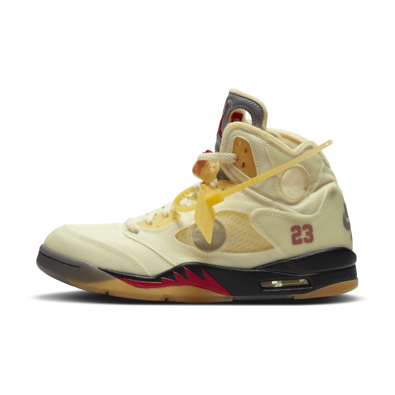 Air Jordan 5 x Off White Sail data premiery. Nike SNKRS