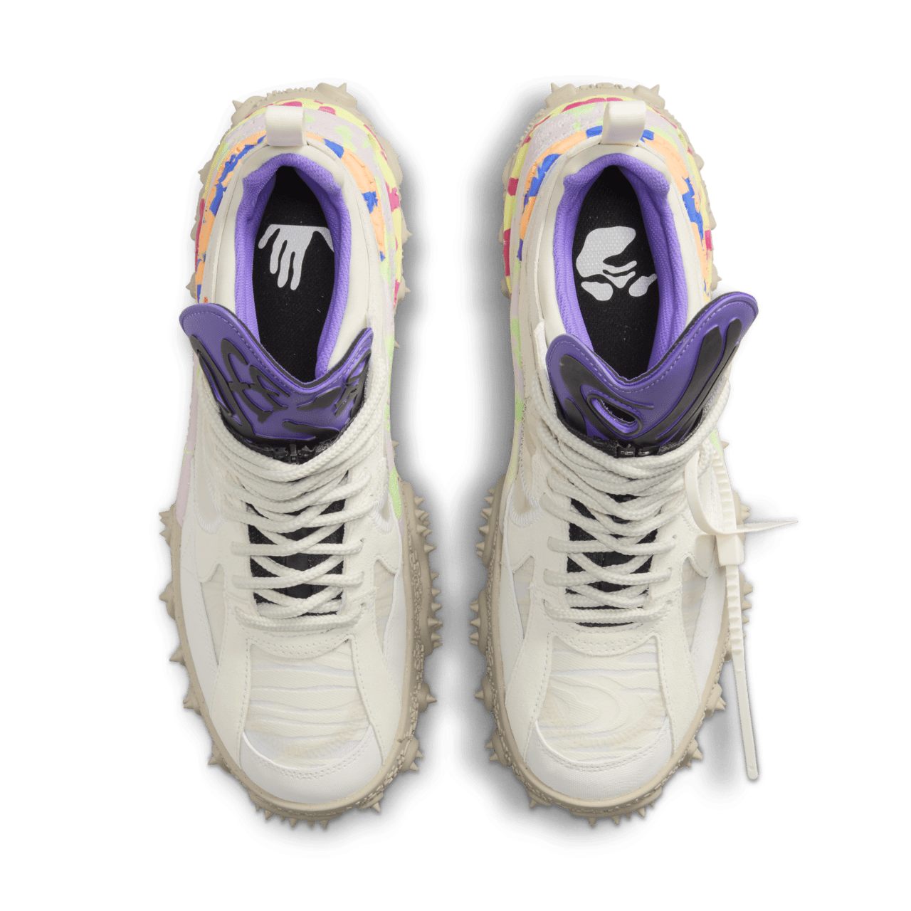 วันเปิดตัว Terra Forma x Off-White™️ "Summit White and PSYCHIC PURPLE" (DQ1615-100)