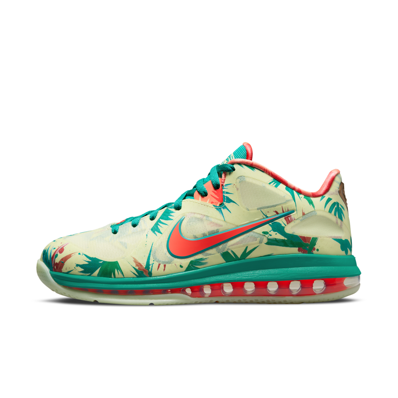 Fecha de lanzamiento del LeBron IX Low "White Lime and Bright Mango" (DO9355-300)
