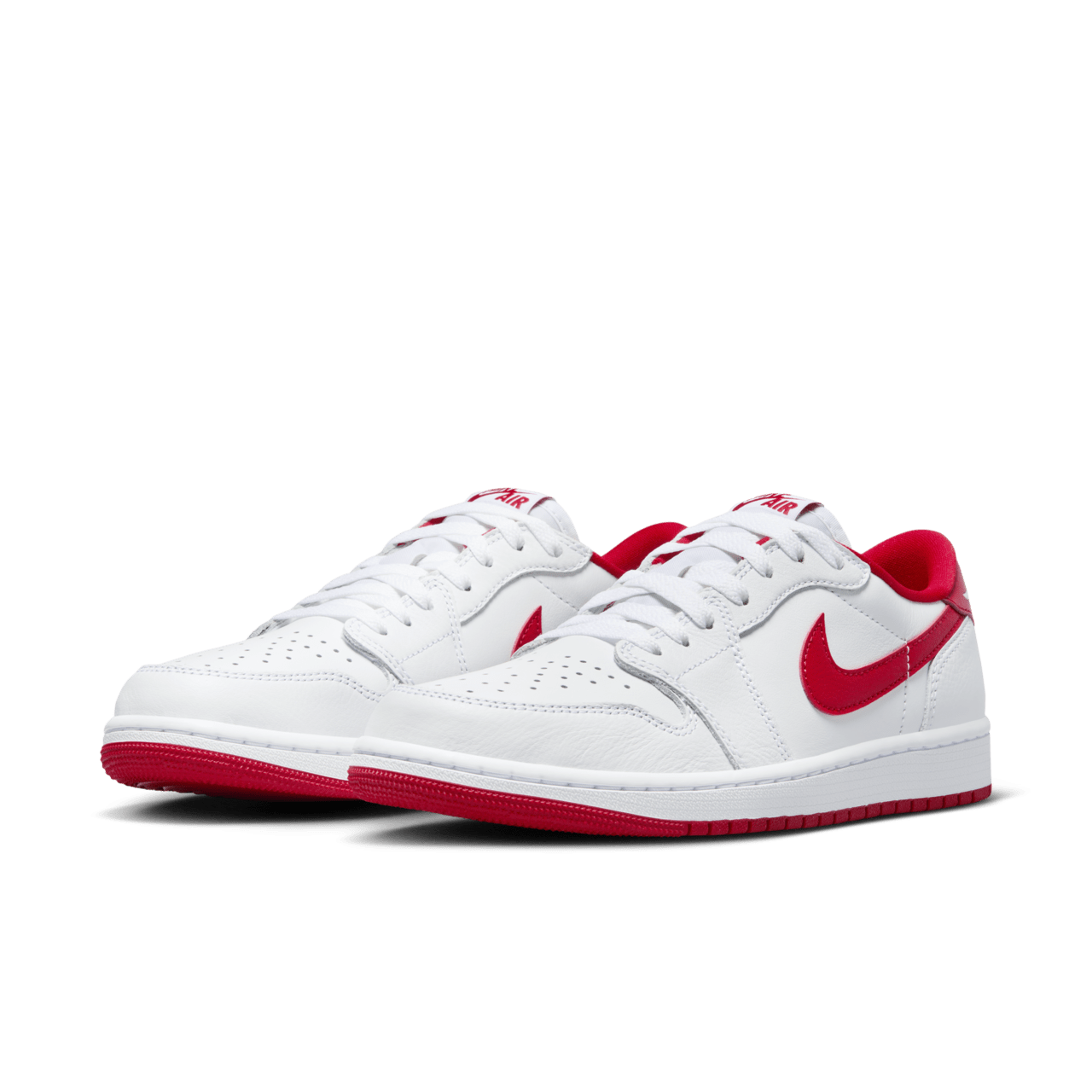 วันเปิดตัว Air Jordan 1 Low OG "White/Red" (CZ0790-161)