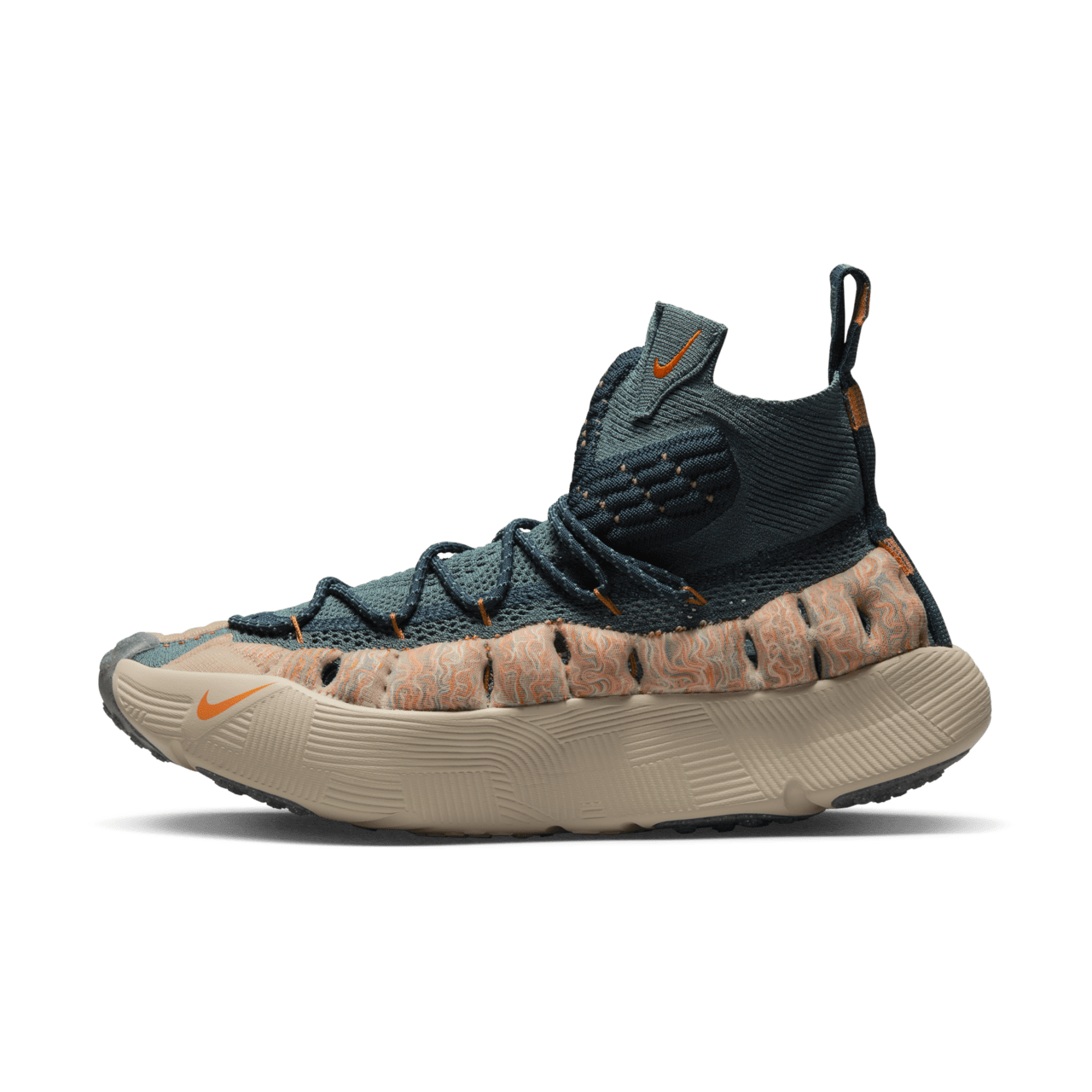 วันเปิดตัว Nike ISPA Sense Flyknit "Mineral Slate and Magma Orange" (CW3203-300)