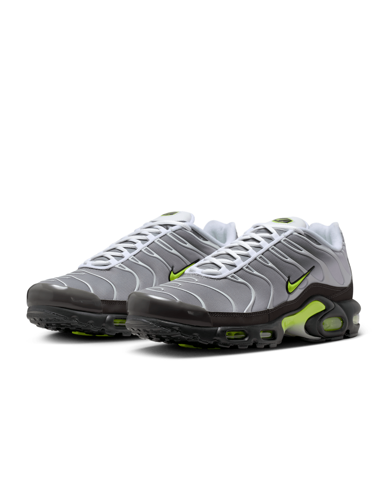 Nike Air Max Plus 'Pearl Grey & Neon Yellow' (IQ0288-100) Release Date