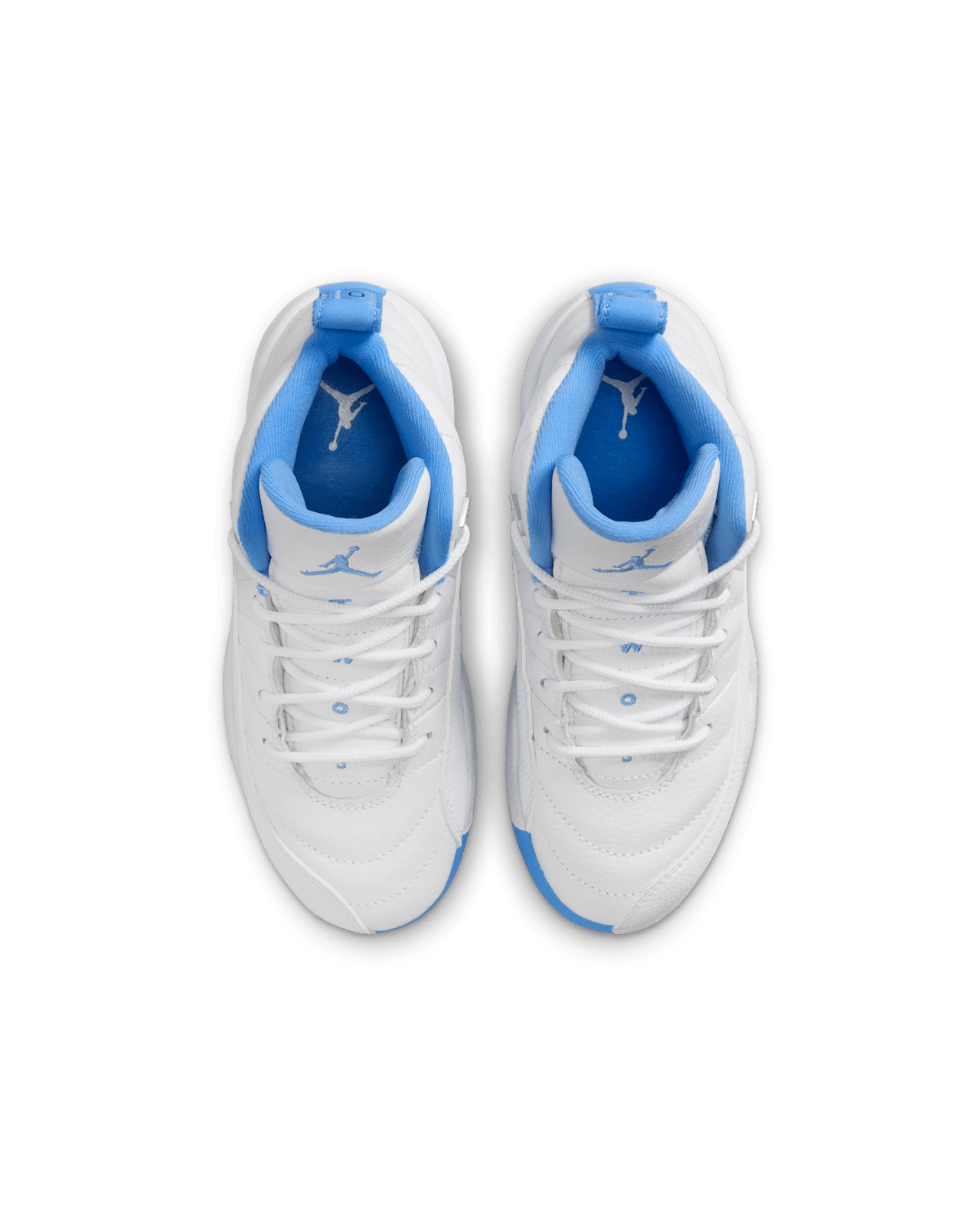 Little Kids' Jordan 12 'White and University Blue' (151186-112)