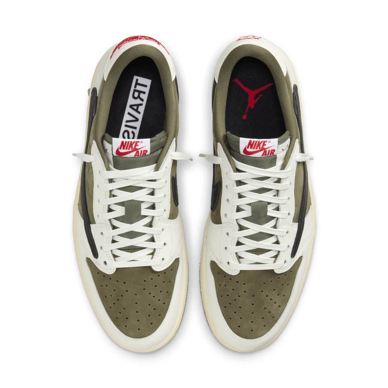 【NIKE公式】エア ジョーダン 1 LOW x トラヴィス スコット 'Reverse Olive' (DM7866-200 / AJ 1 LOW OG SP)