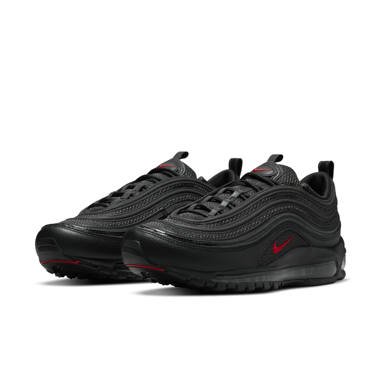 Air Max 97 Black and University Red DV3486 001 Release Date. Nike SNKRS