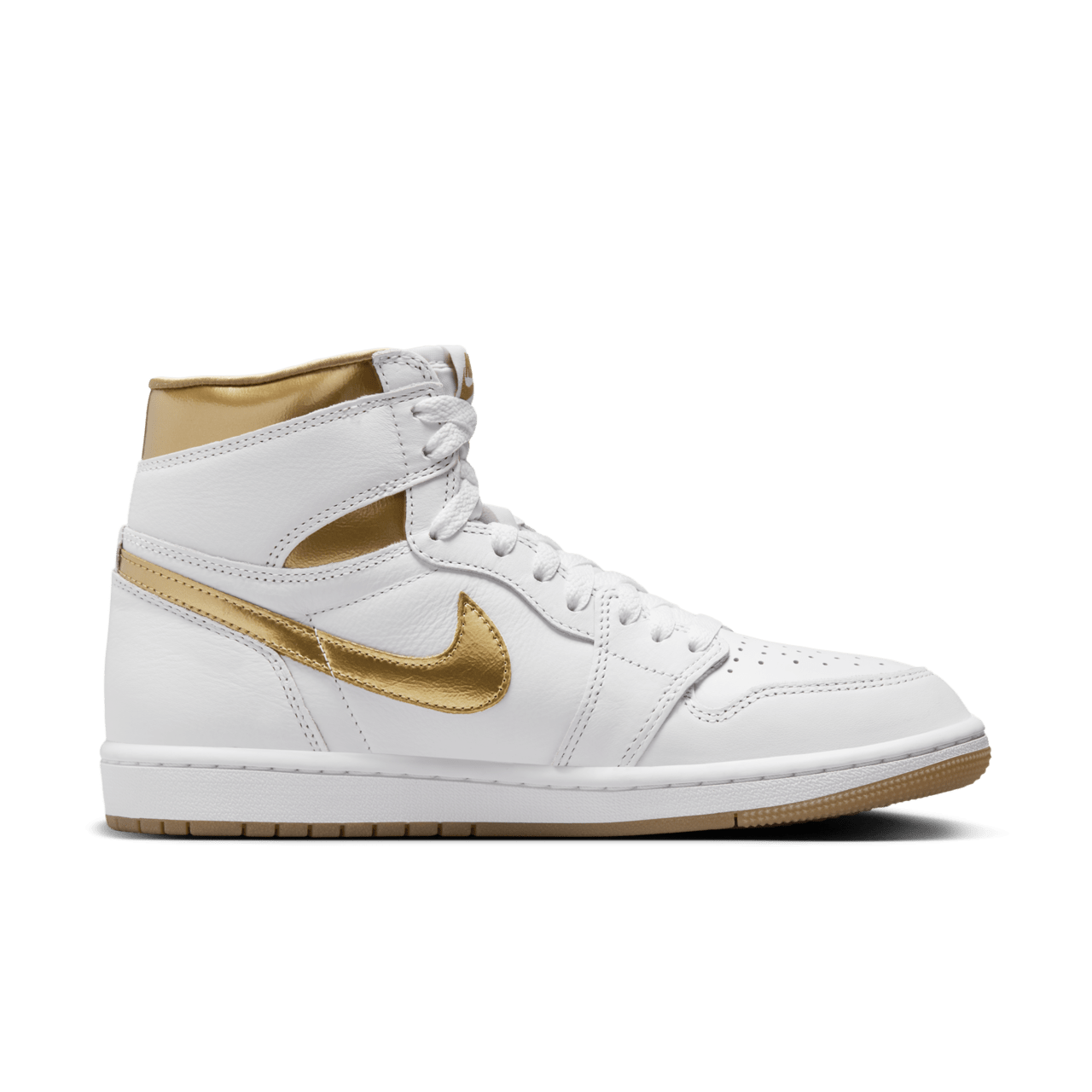 วันเปิดตัว Air Jordan 1 High OG "White and Gold" ผู้หญิง (FD2596-107)