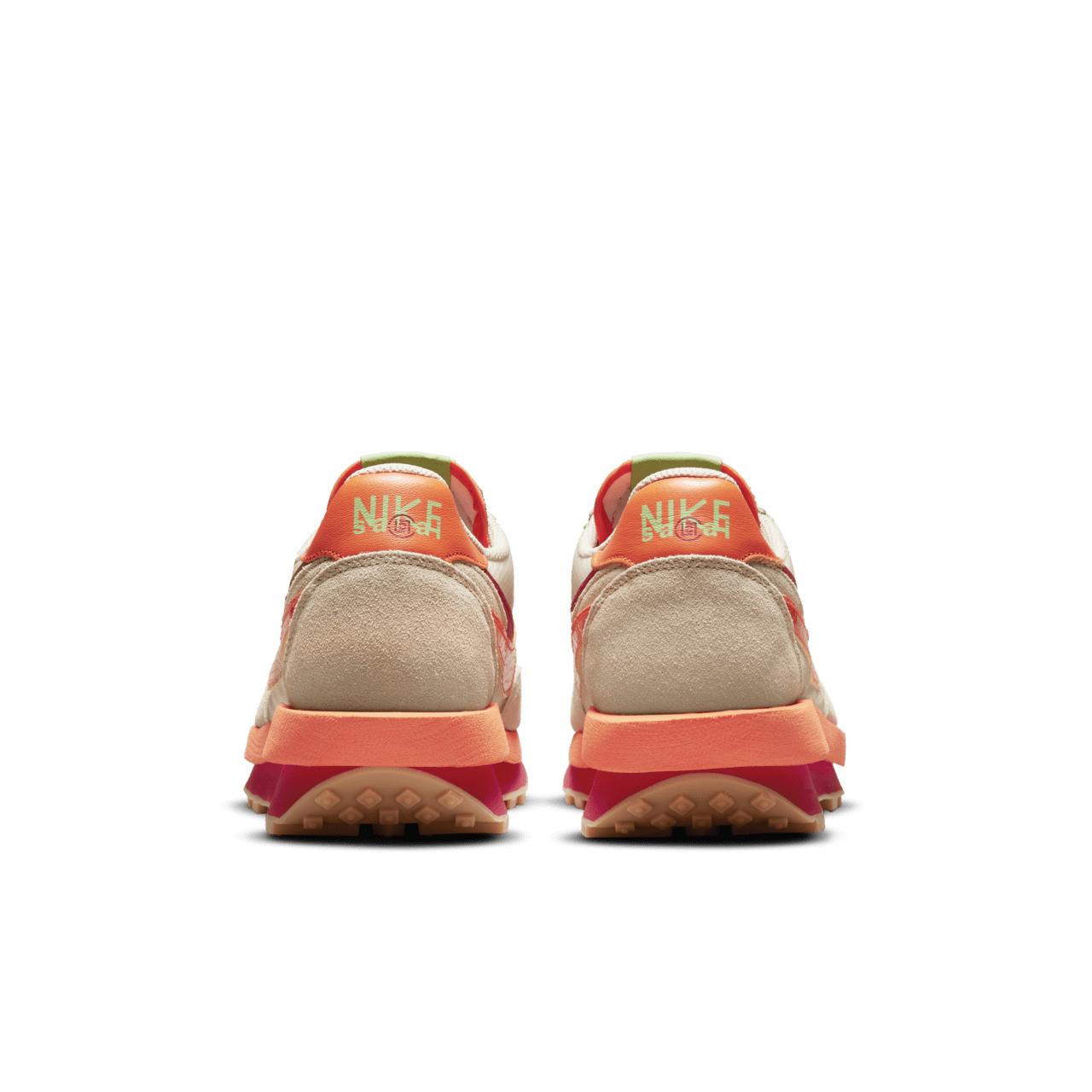 Ημερομηνία κυκλοφορίας του LDWaffle x sacai x CLOT "Orange Blaze"