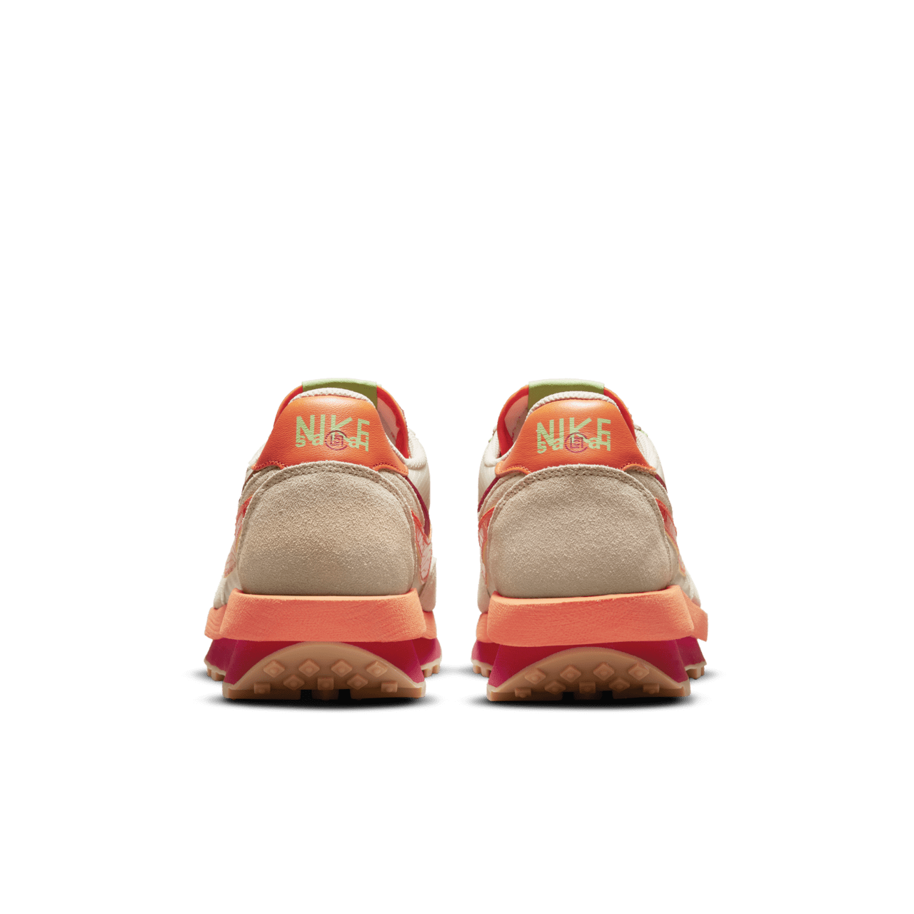 LDWaffle x sacai x CLOT Orange Blaze Release Date. Nike SNKRS