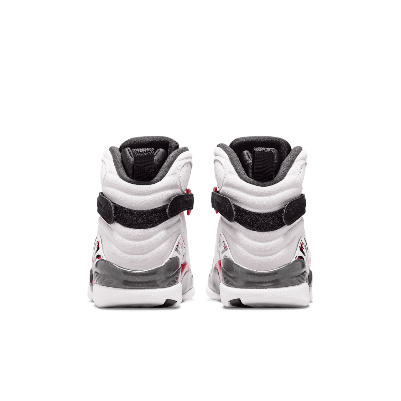 Big Kids' Air Jordan 8 'White and True Red' (305368-100)