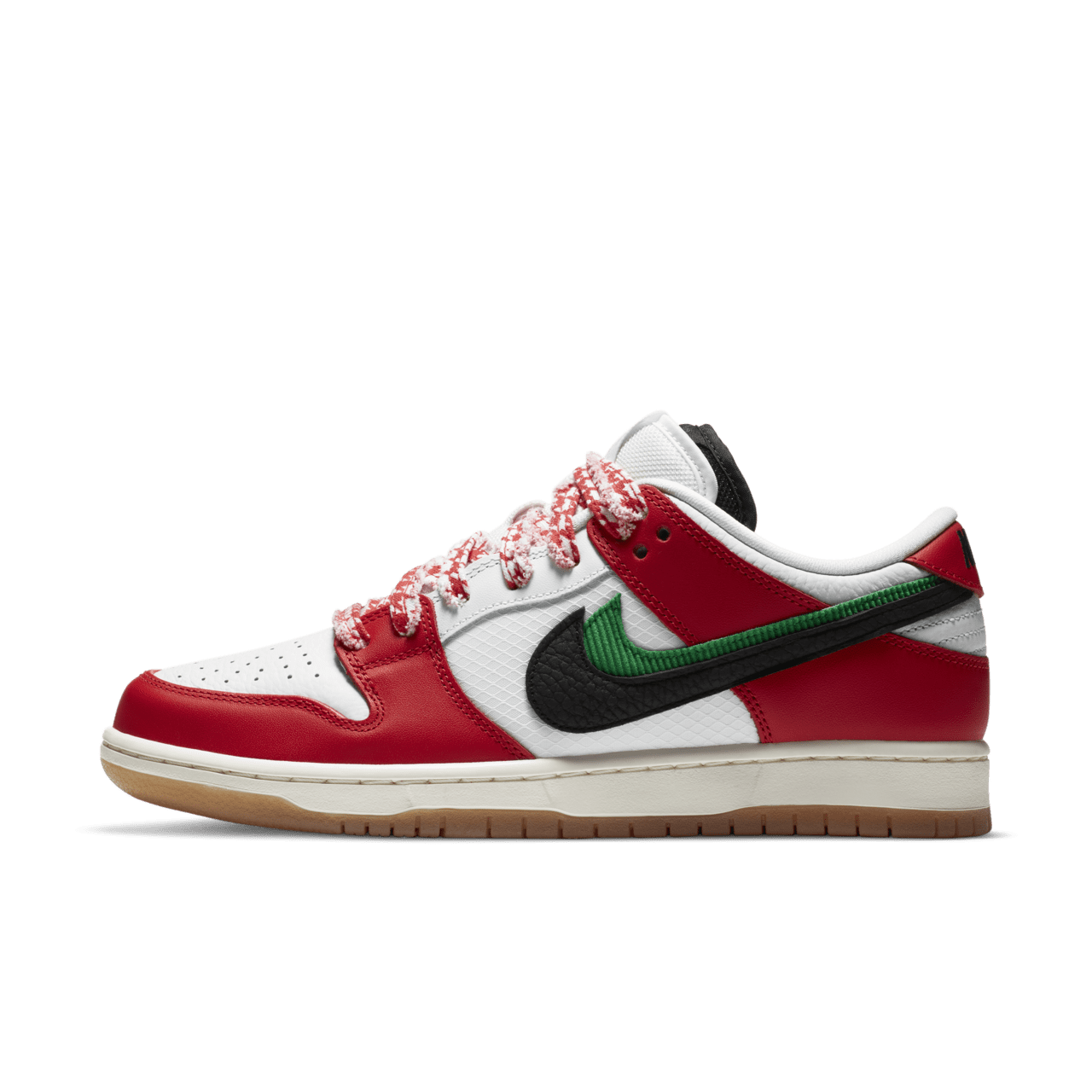 SB Dunk Low x FRAME 'Chile Red' — releasedatum