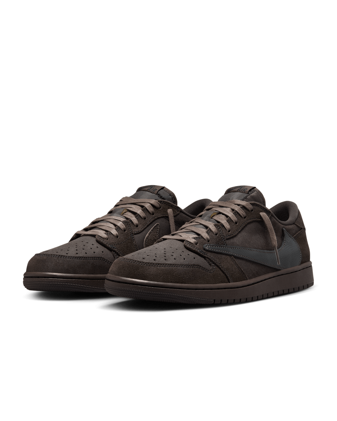 Lanseringsdato for Air Jordan 1 x Travis Scott «Velvet Brown and Dark Mocha» (DM7866-202)