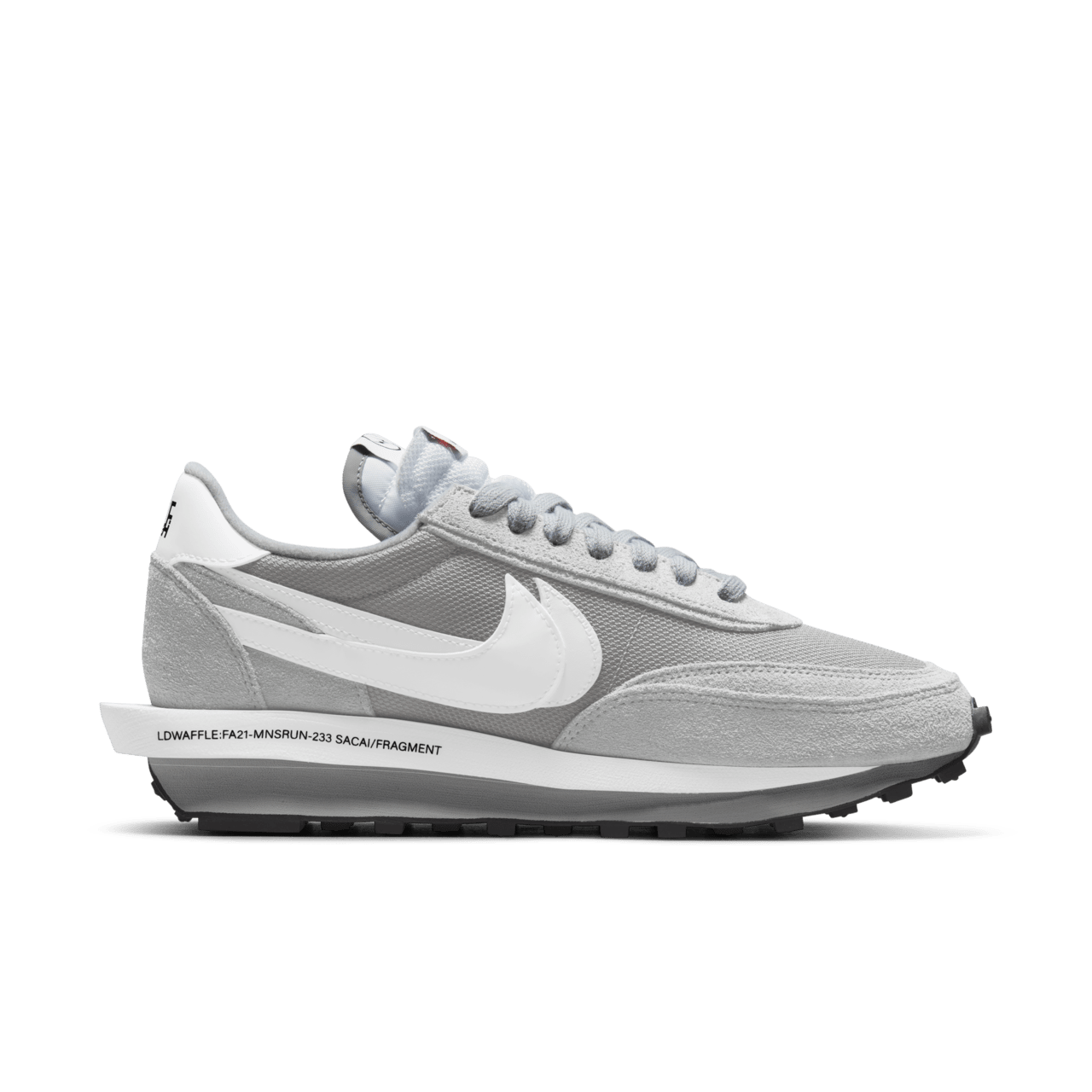 【NIKE公式】LDワッフル x sacai x Fragment 'Light Smoke Grey' (DH2684-001 / NIKE LDWAFFLE / SACAI / FRAGMENT)