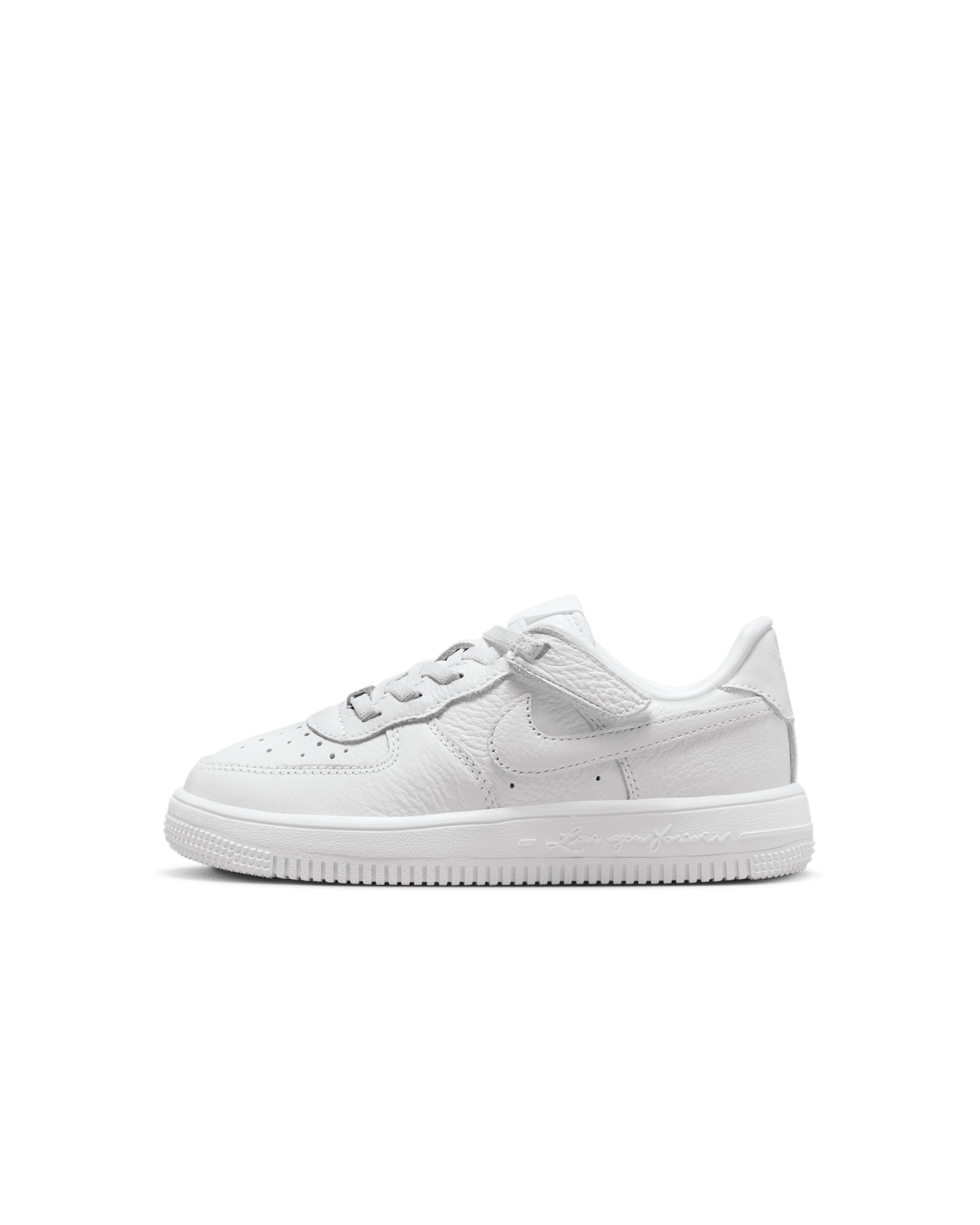 【NIKE公式】リトルキッズ NOCTA フォース 1 'White' (HJ7925-100 FORCE 1 LOW EASYON CP BP)