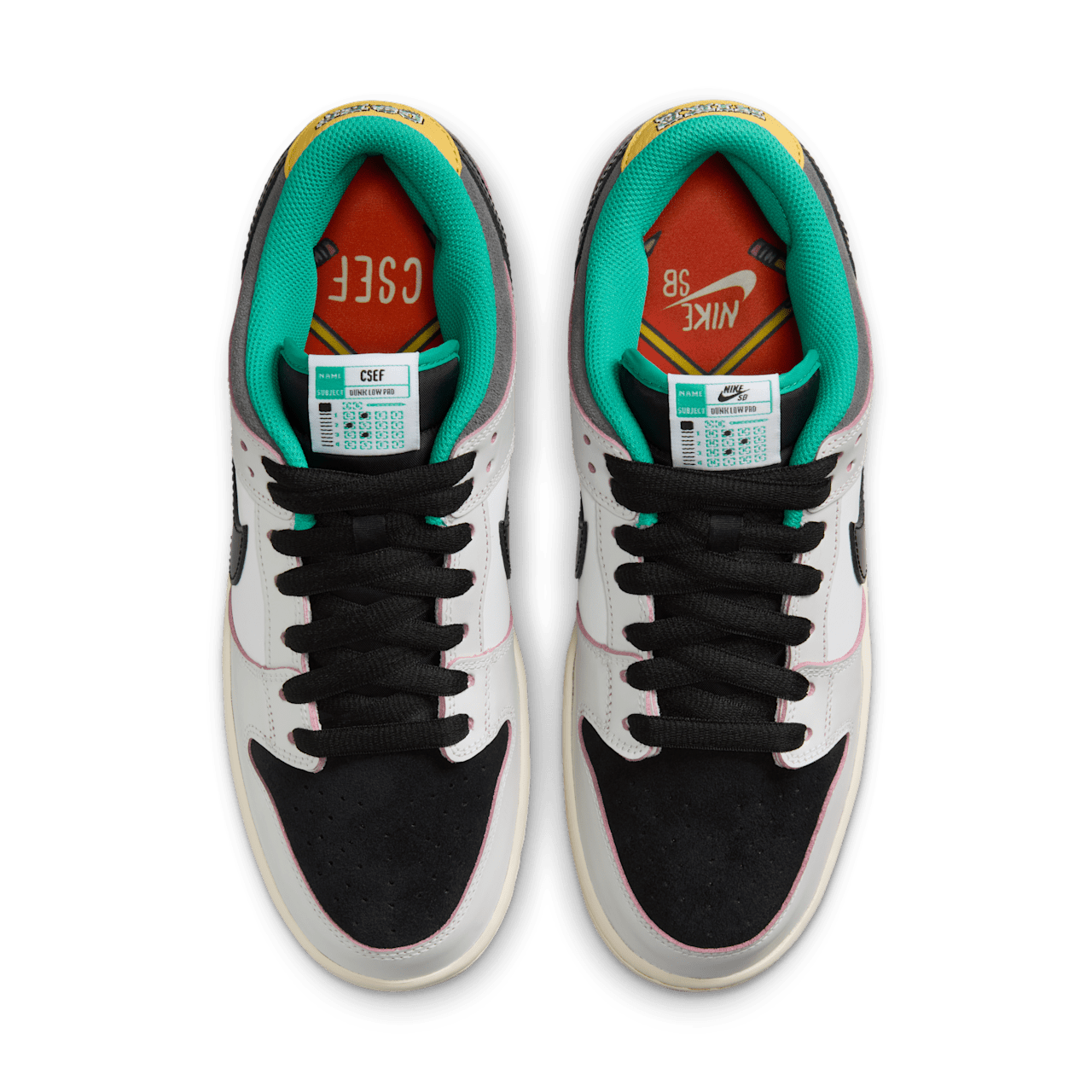วันเปิดตัว Nike SB Dunk Low Pro x CSEF "Black and White" (HJ4132-100)