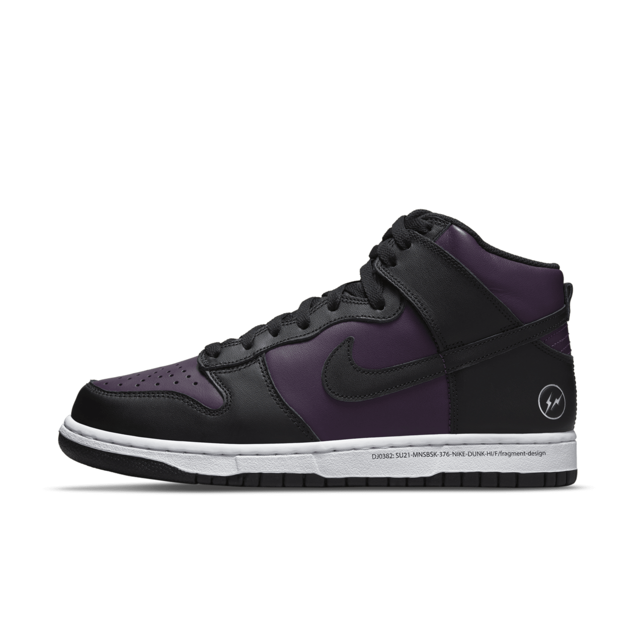 【NIKE公式】ダンク HIGH x フラグメント デザイン 'Black' (DJ0382-600 / NIKE DUNK HI / F)