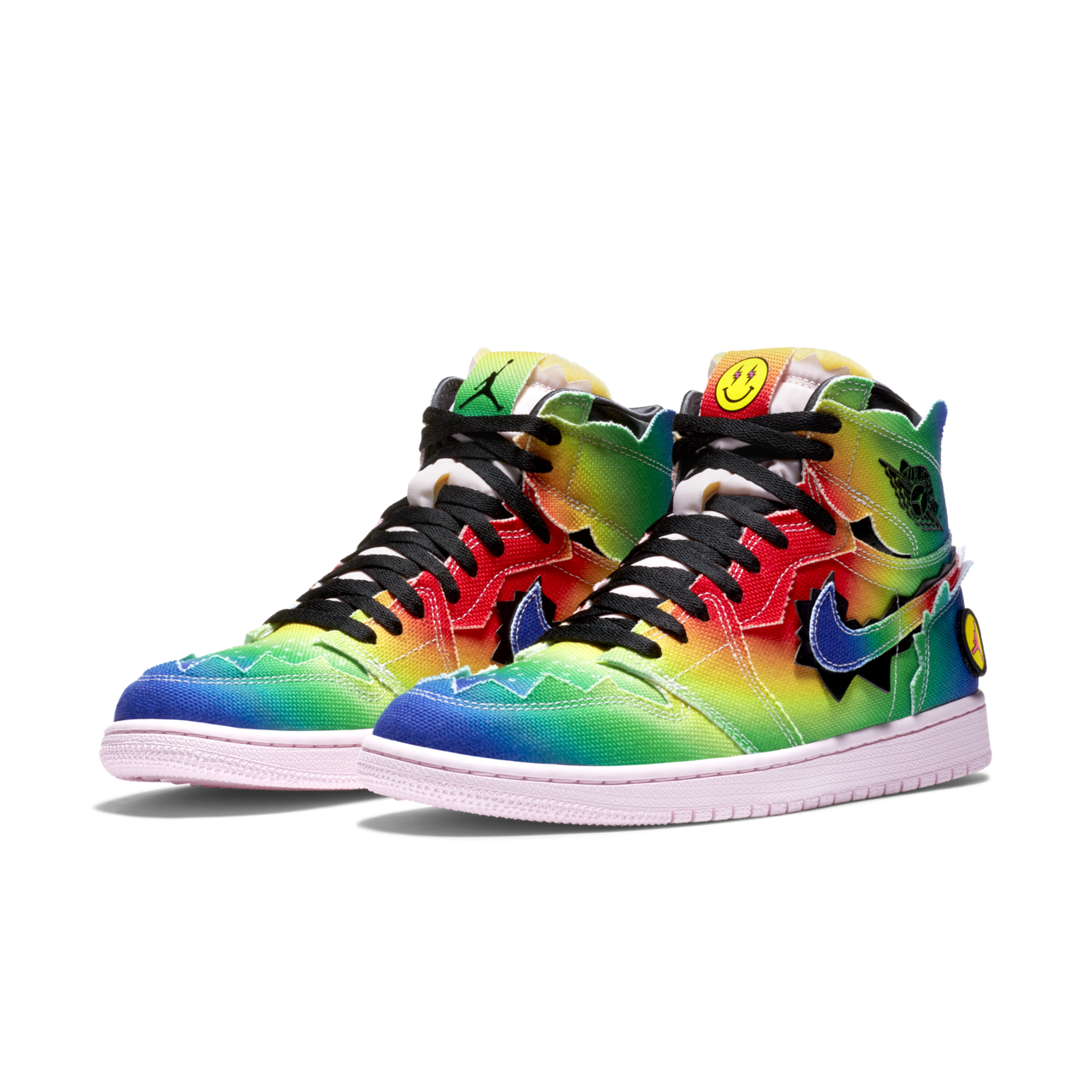 Rainbow air jordan 1 on sale