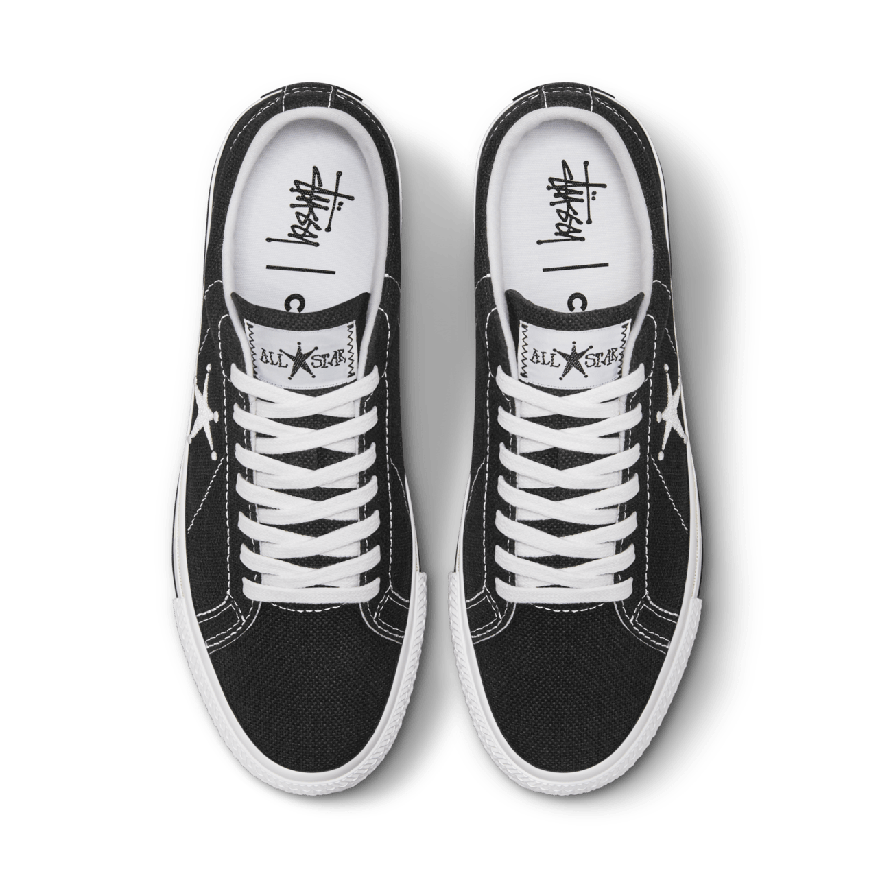 Converse x Stüssy One Star 'Black and White' (173120C-001) Release Date