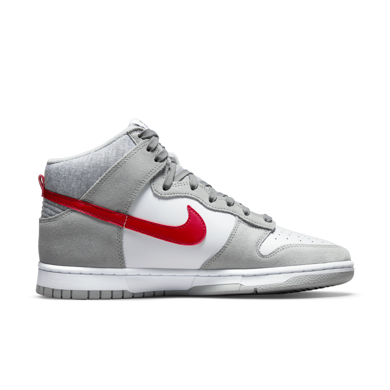 【NIKE公式】ダンク HIGH 'Light Smoke Grey and Gym Red' (DJ6152-001 / NIKE DUNK HI RETRO SE ATH)