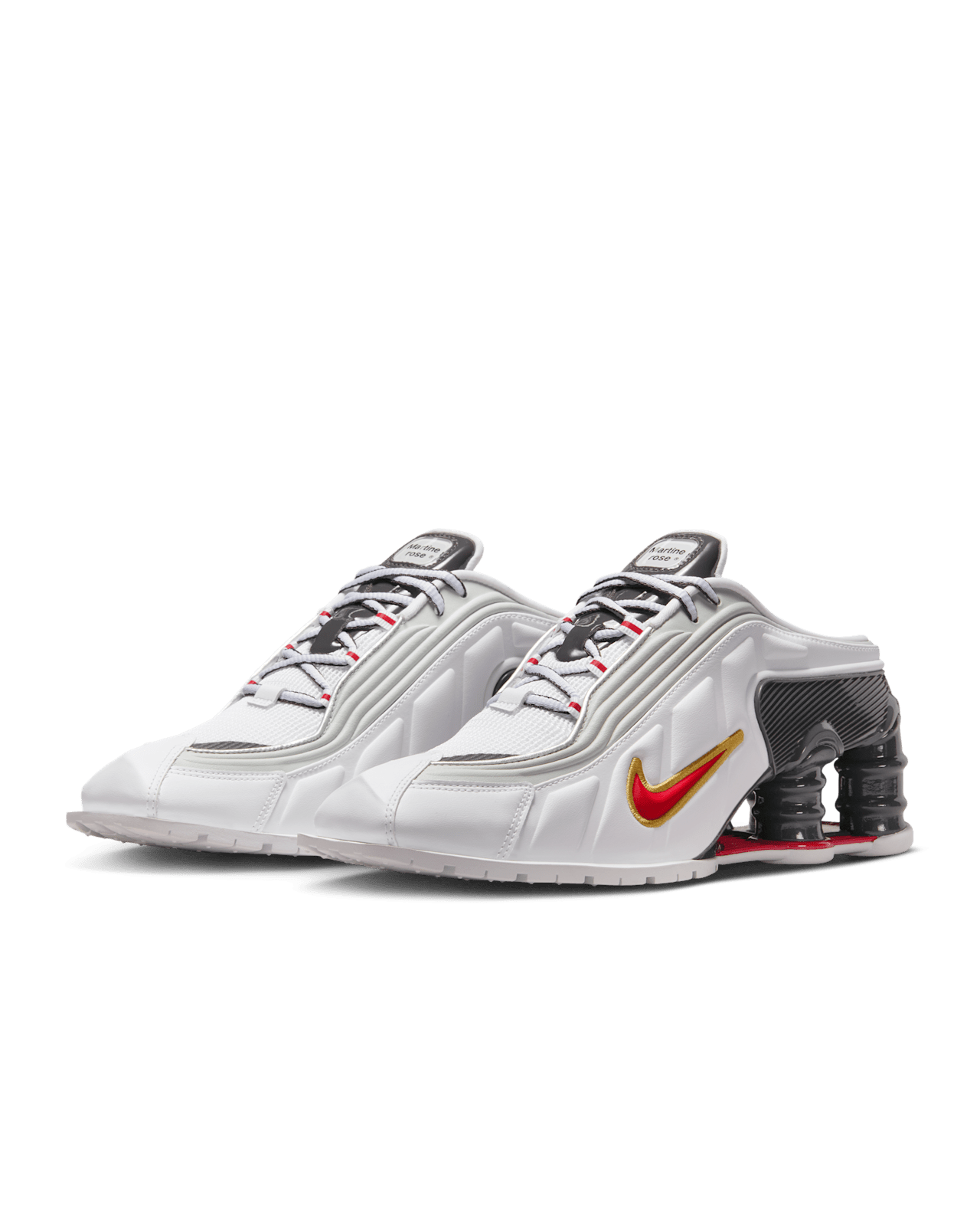 Lanceringsdato for Shox MR4 "White and Varsity Red" til kvinder (IM5420-100)