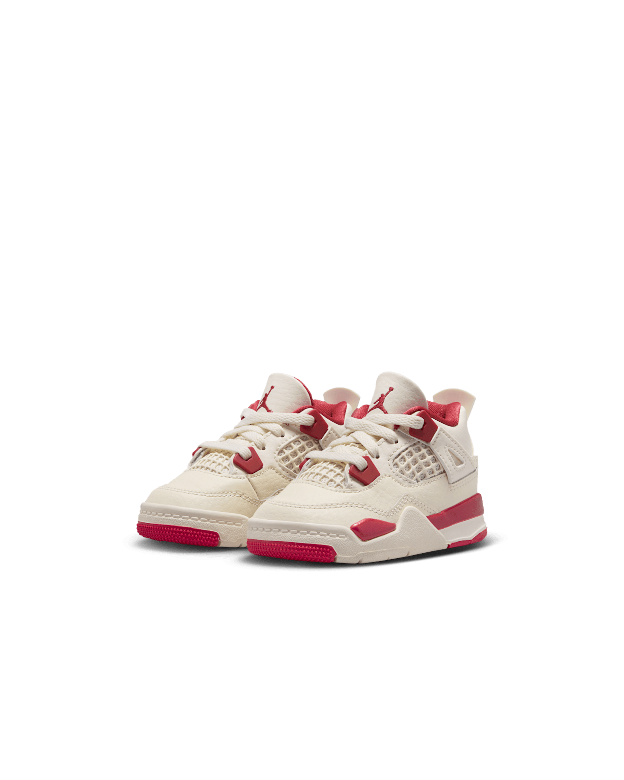 Toddler Jordan 4 'Pale Ivory and Tough Red' (HV4384-108)