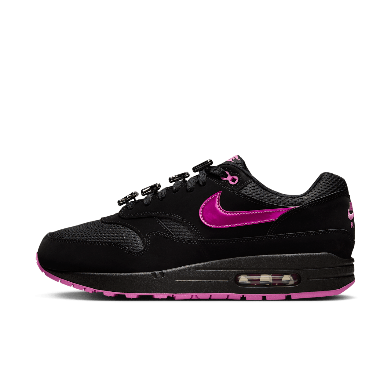 Ημερομηνία κυκλοφορίας του Air Max 1 Premium "Black and Playful Pink" (HV2302-001)