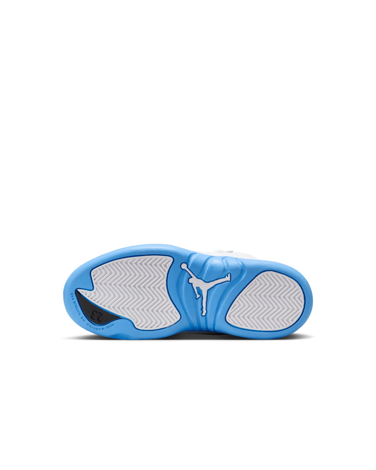 Little Kids' Jordan 12 'White and University Blue' (151186-112)