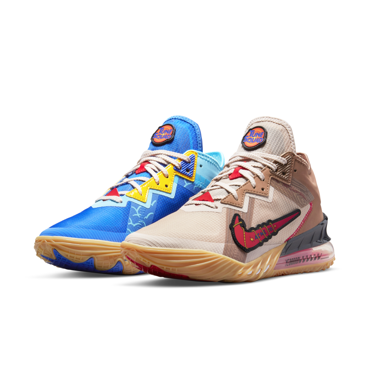 LeBron 18 Low Wile E. vs Roadrunner Release Date. Nike SNKRS