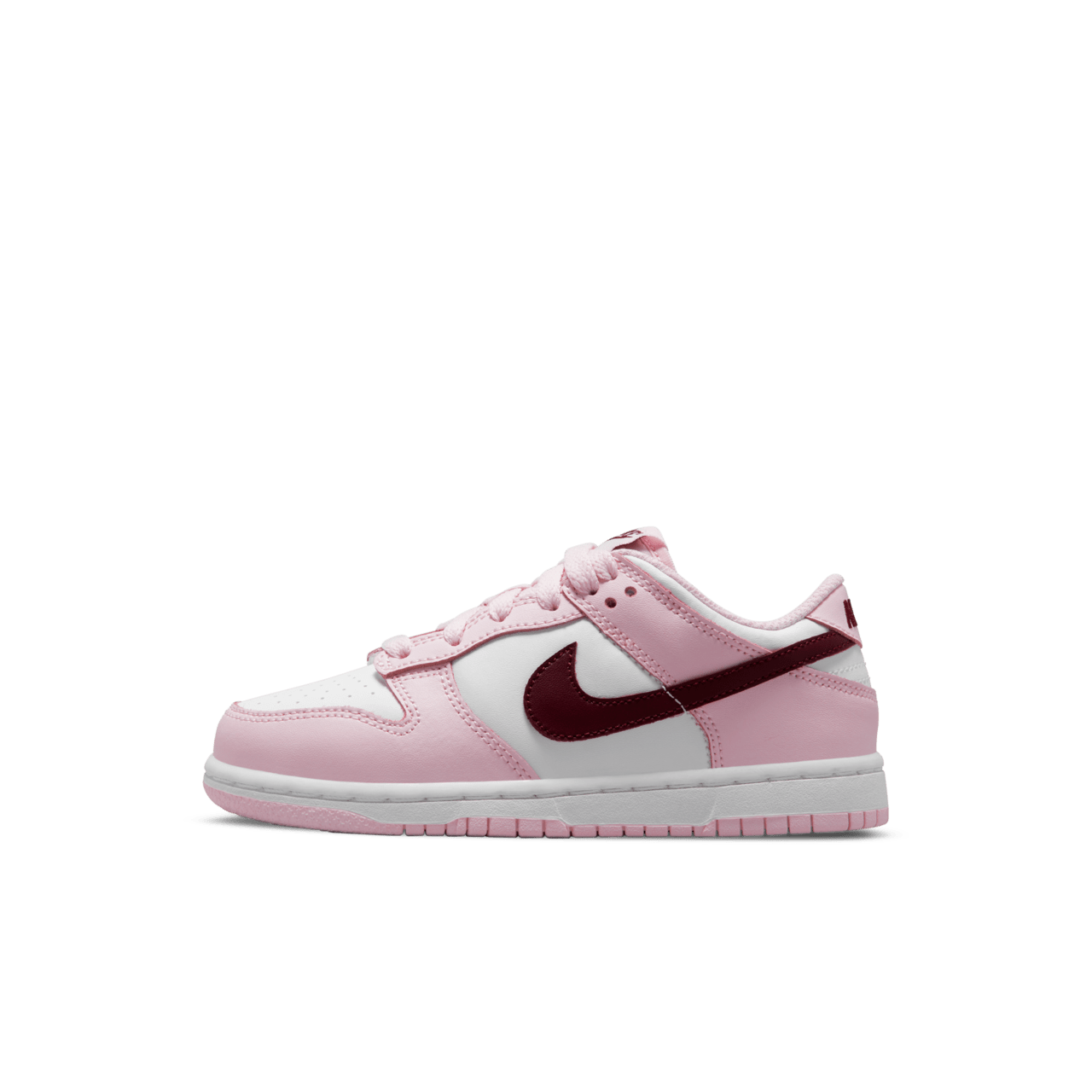 Older Kids Dunk Low Pink Foam Release Date. Nike SNKRS