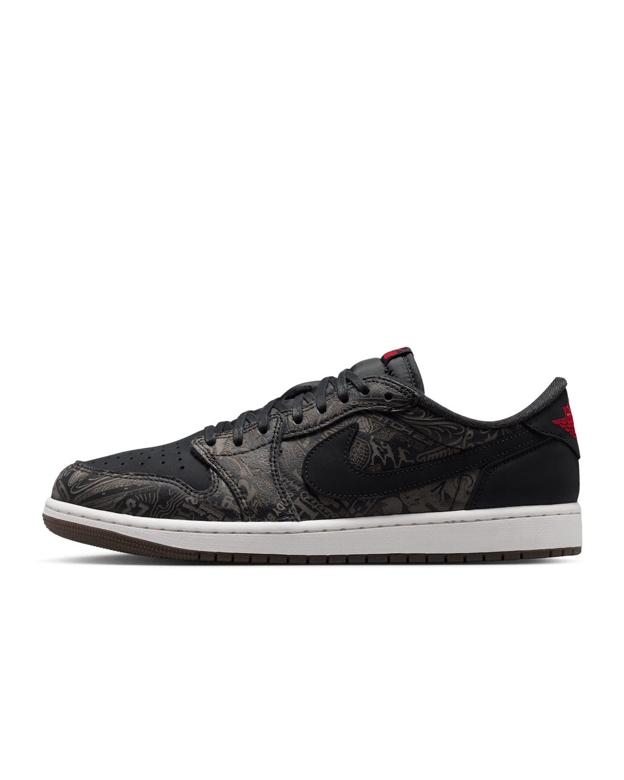 Date de sortie de la Air Jordan 1 Low OG Laser "Black and Varsity Red" (IV6750-001)