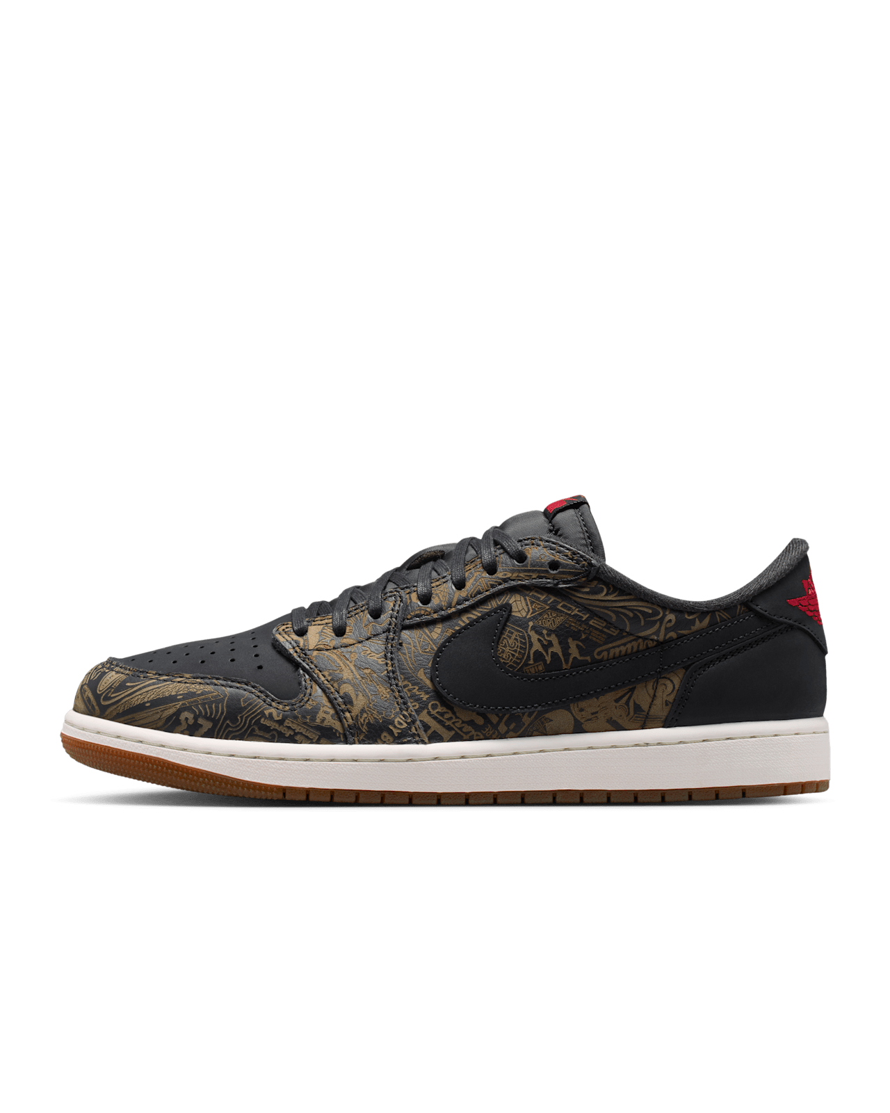 Fecha de lanzamiento de los Air Jordan 1 Low OG "Laser" "Black and Varsity Red" (IV6750-001)
