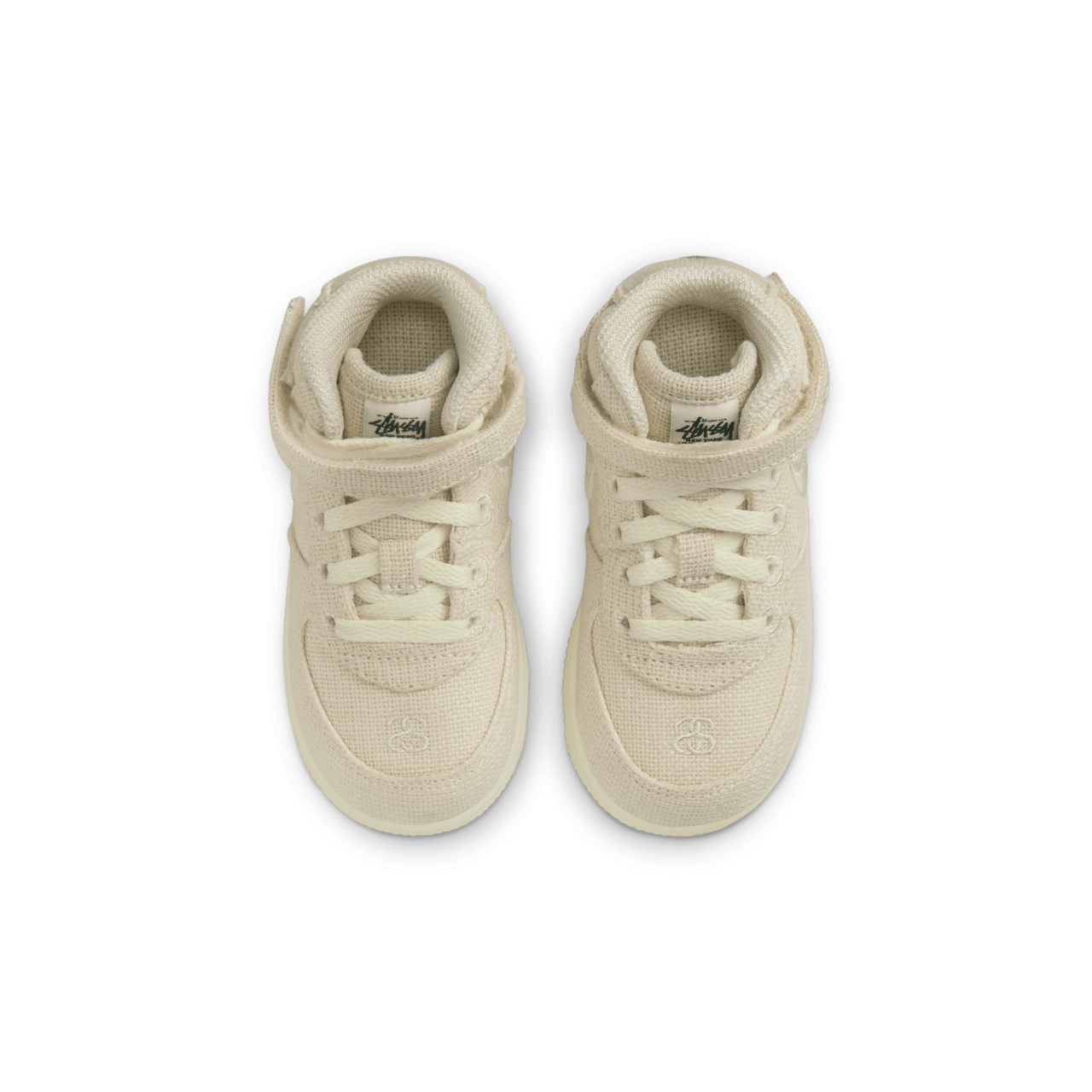 Nike x Stüssy Force 1 Mid 幼童鞋款 'Fossil' (DN4159-200) 發售日期