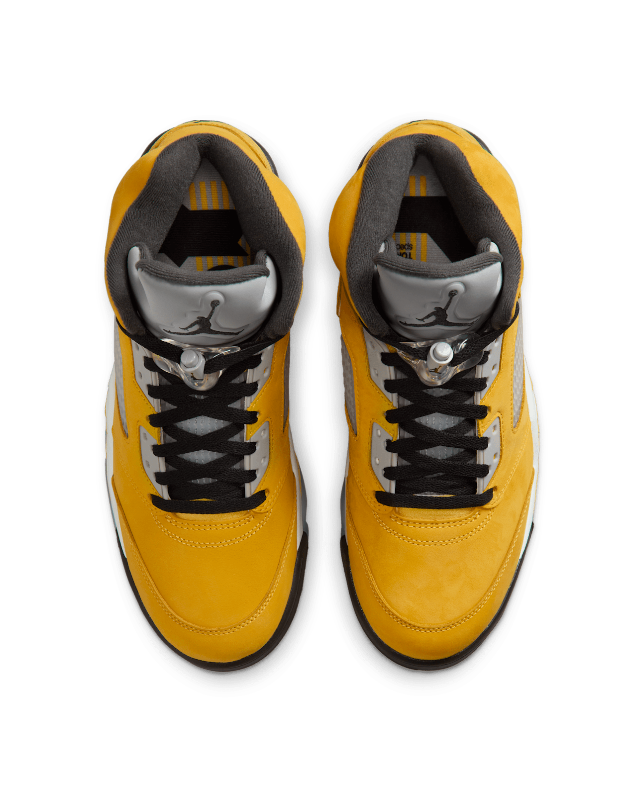 【NIKE公式】エア ジョーダン 5 'Varsity Maize and Wolf Grey' (IO3372-700/ AIR JORDAN 5 RETRO BB)
