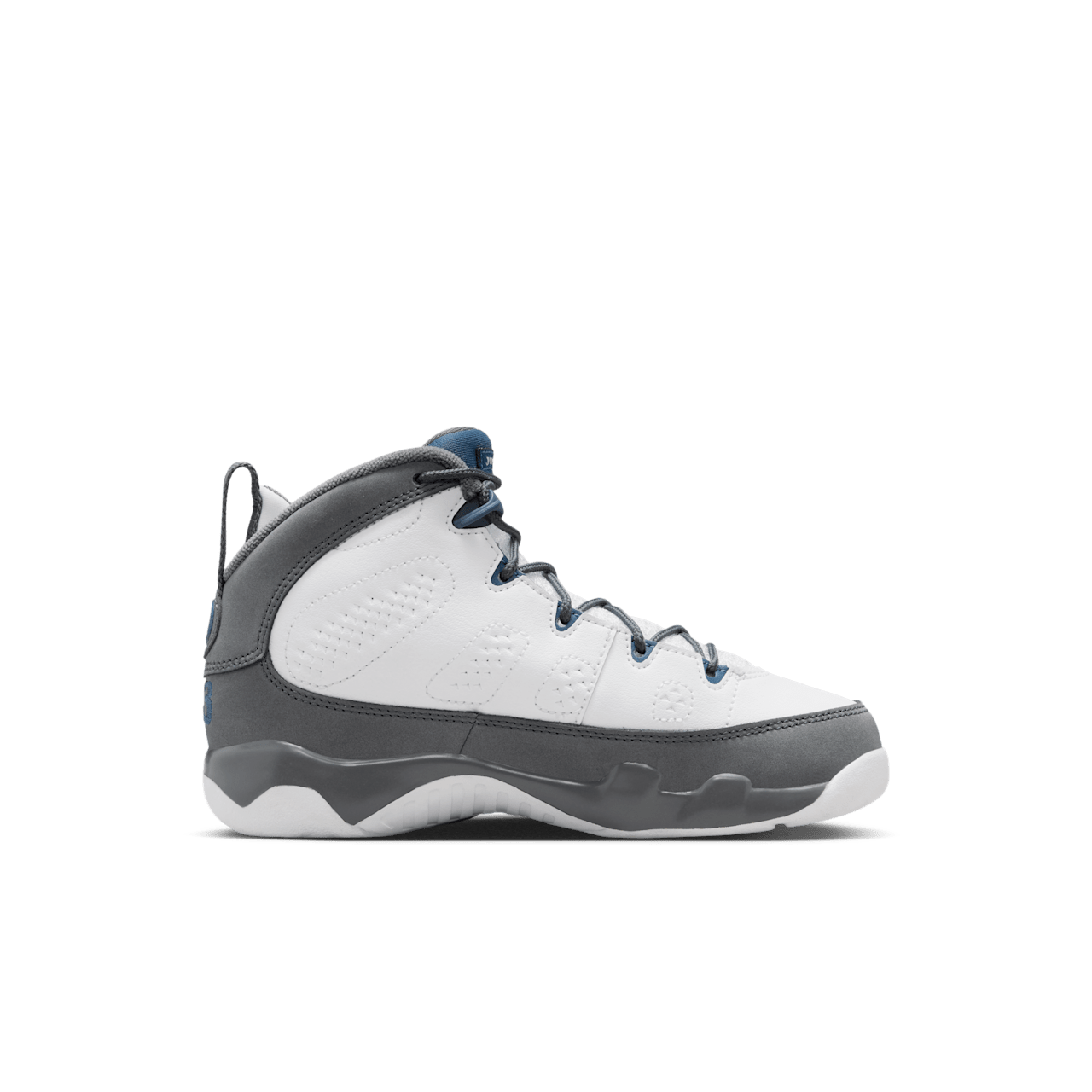 Little Kids' Jordan 9 'Flint Grey and French Blue' (401811-100)