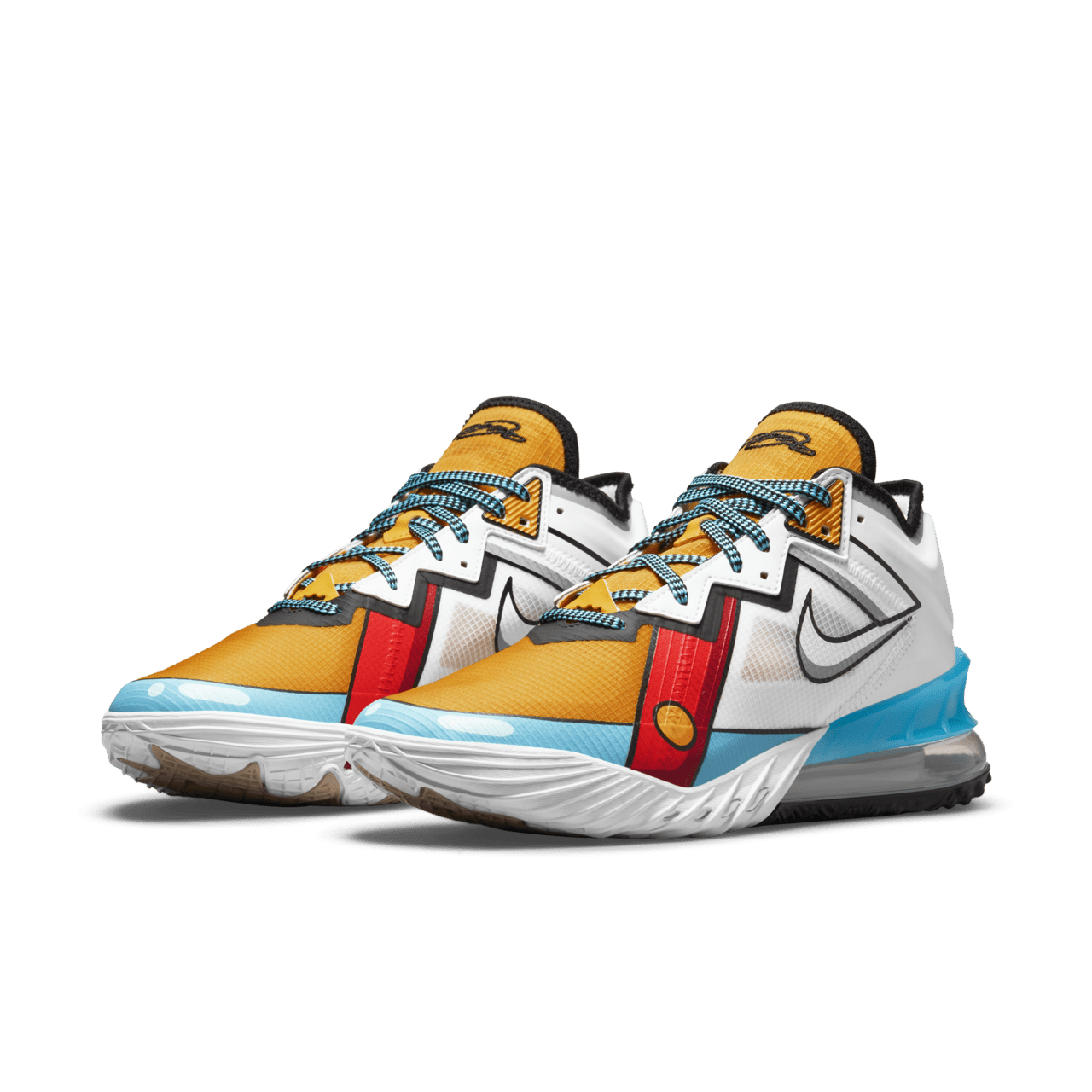 【NIKE公式】レブロン 18 LOW 'Cartoon Art' (CV7562-104 / LBJ LOW STEWIE)