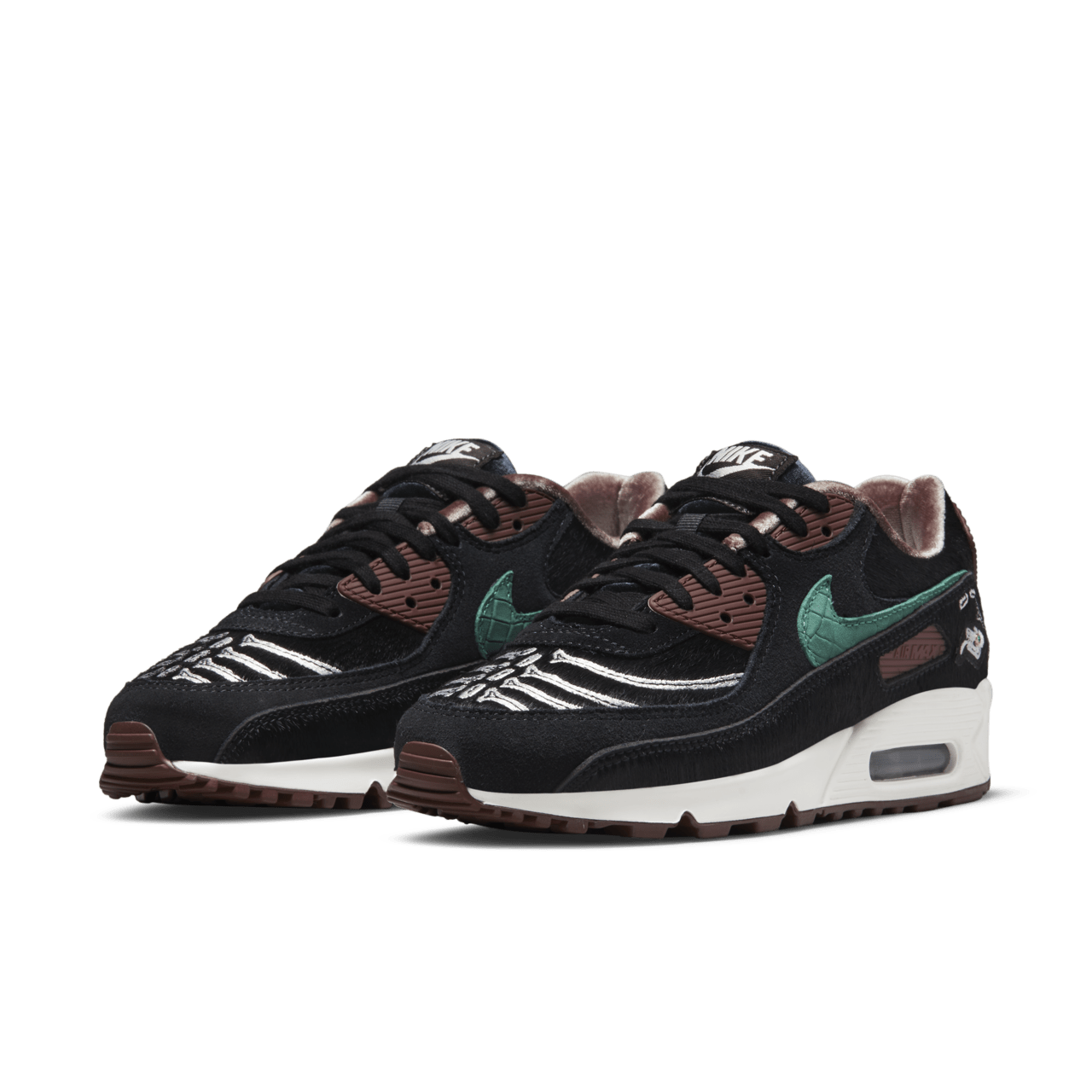 【NIKE公式】レディース エア マックス 90 'Day of the Dead' (DO2154-010 / W AIR MAX 90 SE DDM)