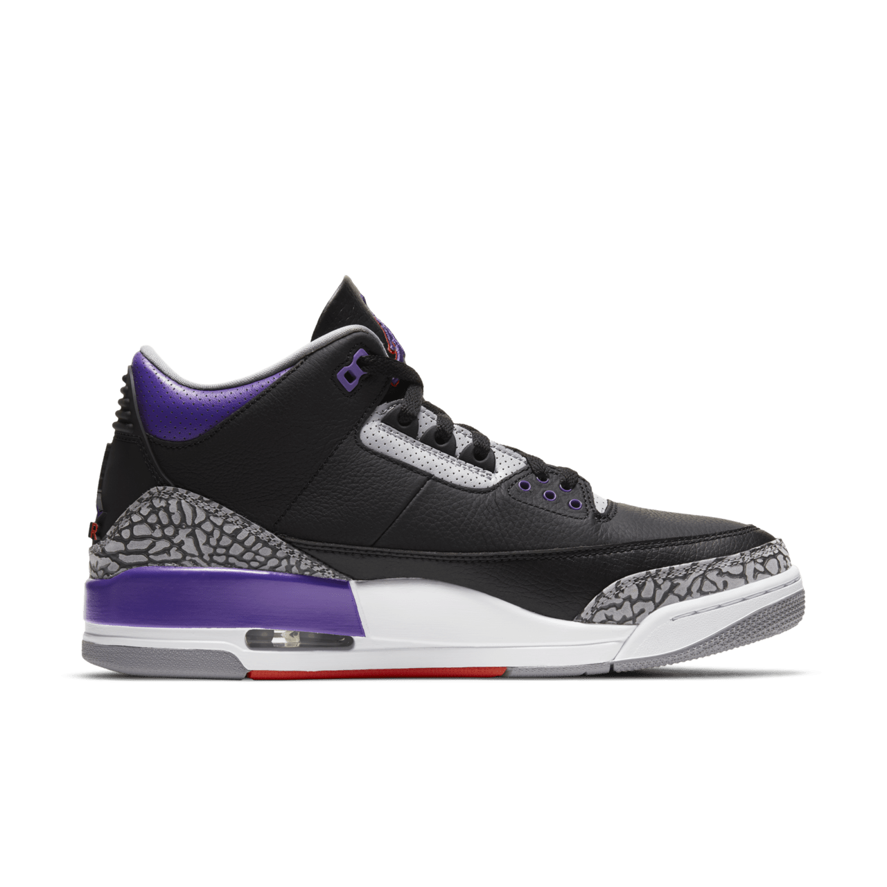 jordan 3 black purple