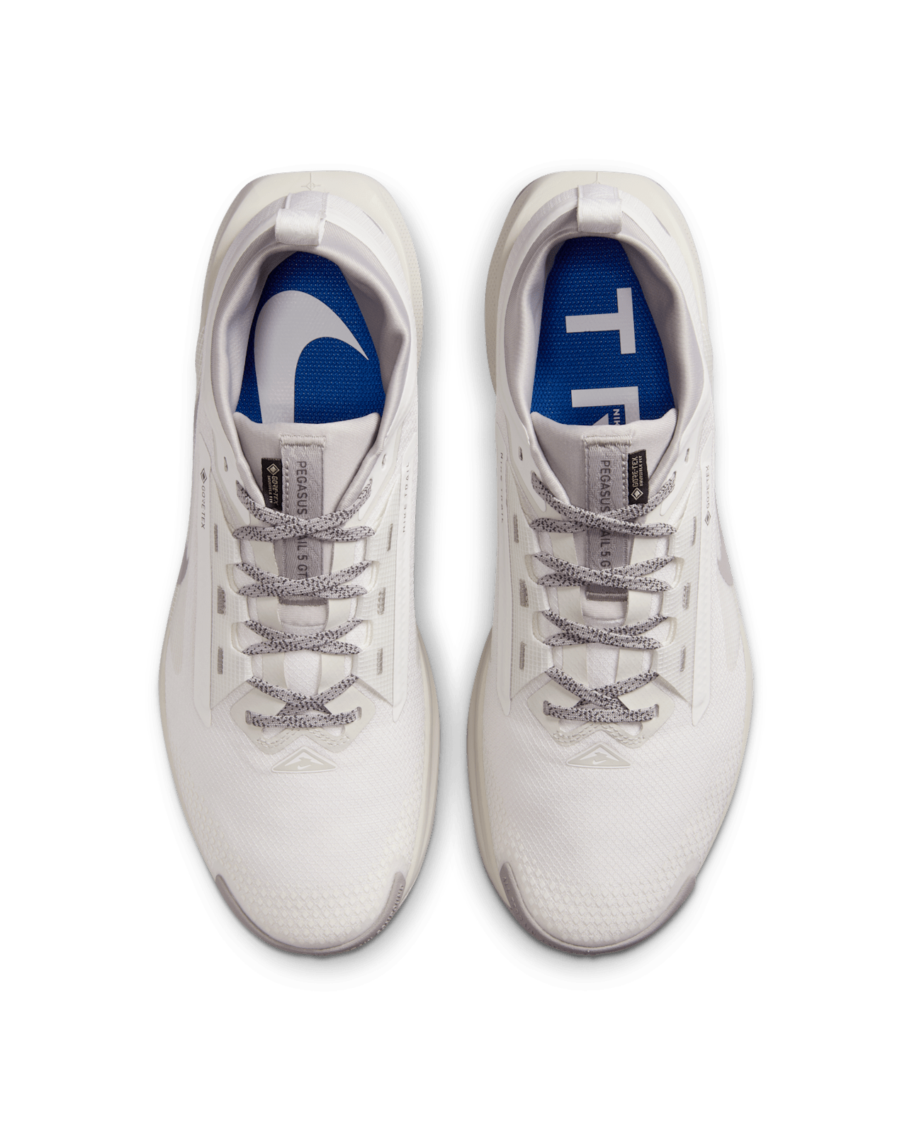 Fecha de lanzamiento de los ReactX Pegasus Trail 5 GORE-TEX "Summit White and College Grey" (HQ7494-100)