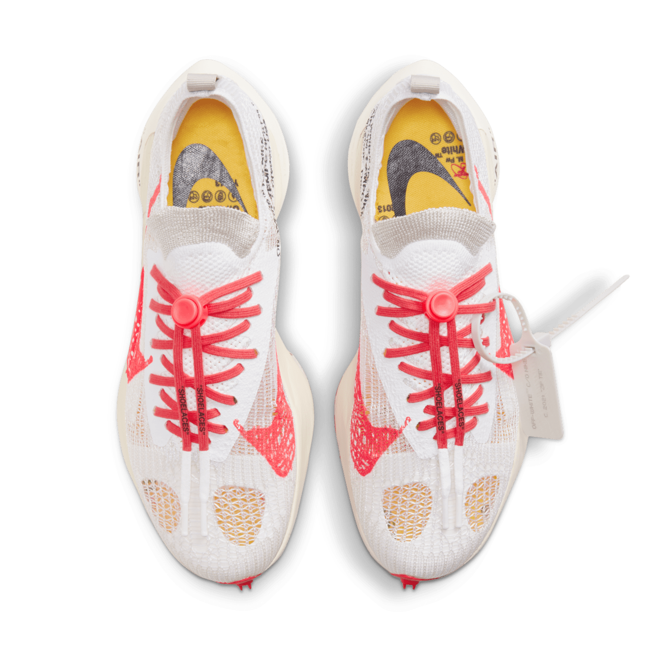 NIKE公式】エア ズーム テンポ ネクスト％ x Off-White™ 'Solar Red' (CV0697-100 / AIR ZOOM  TURBO NEXT% FK / OW). Nike SNKRS